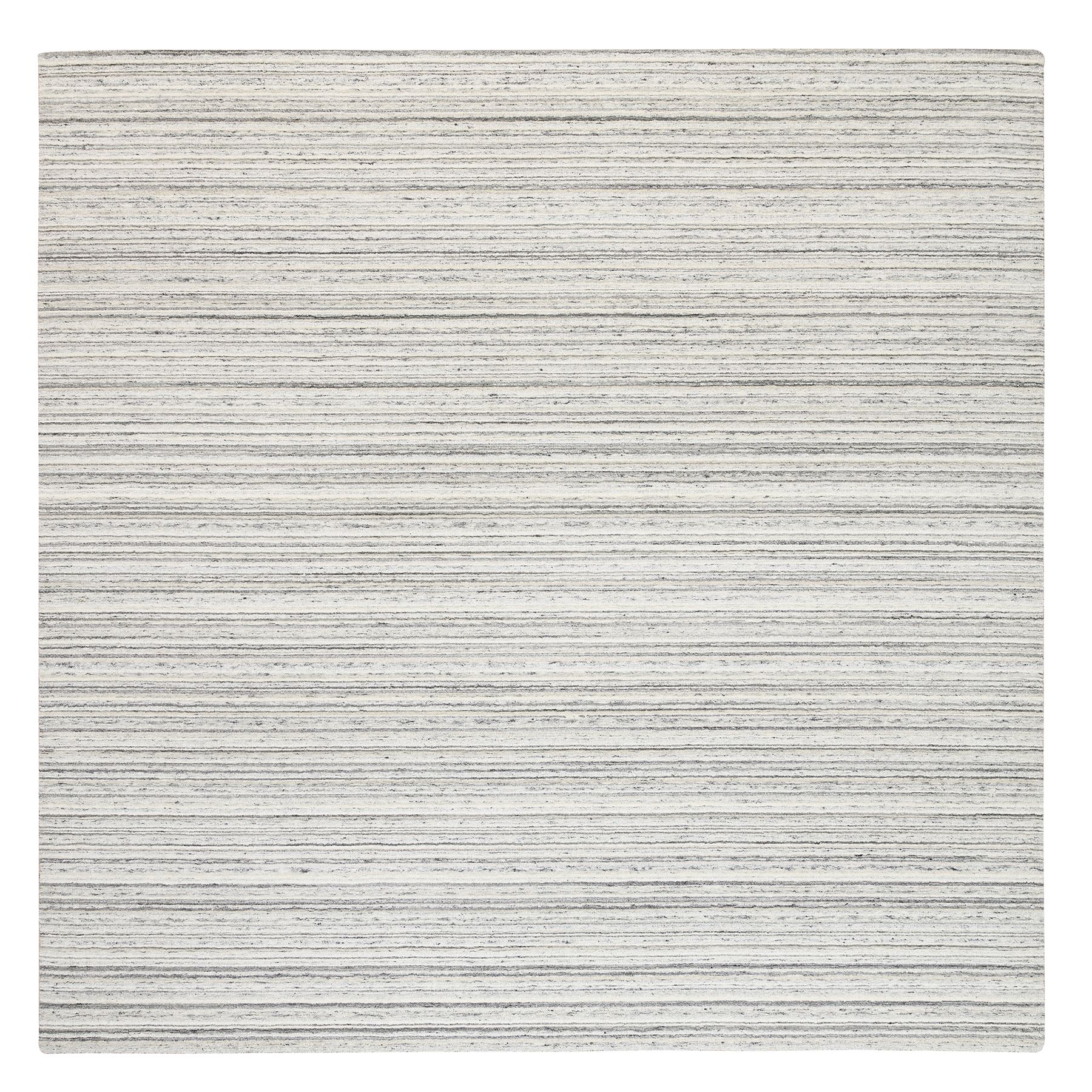 Mid Century Modern Collection Hand Loomed Grey Rug No: 1126072