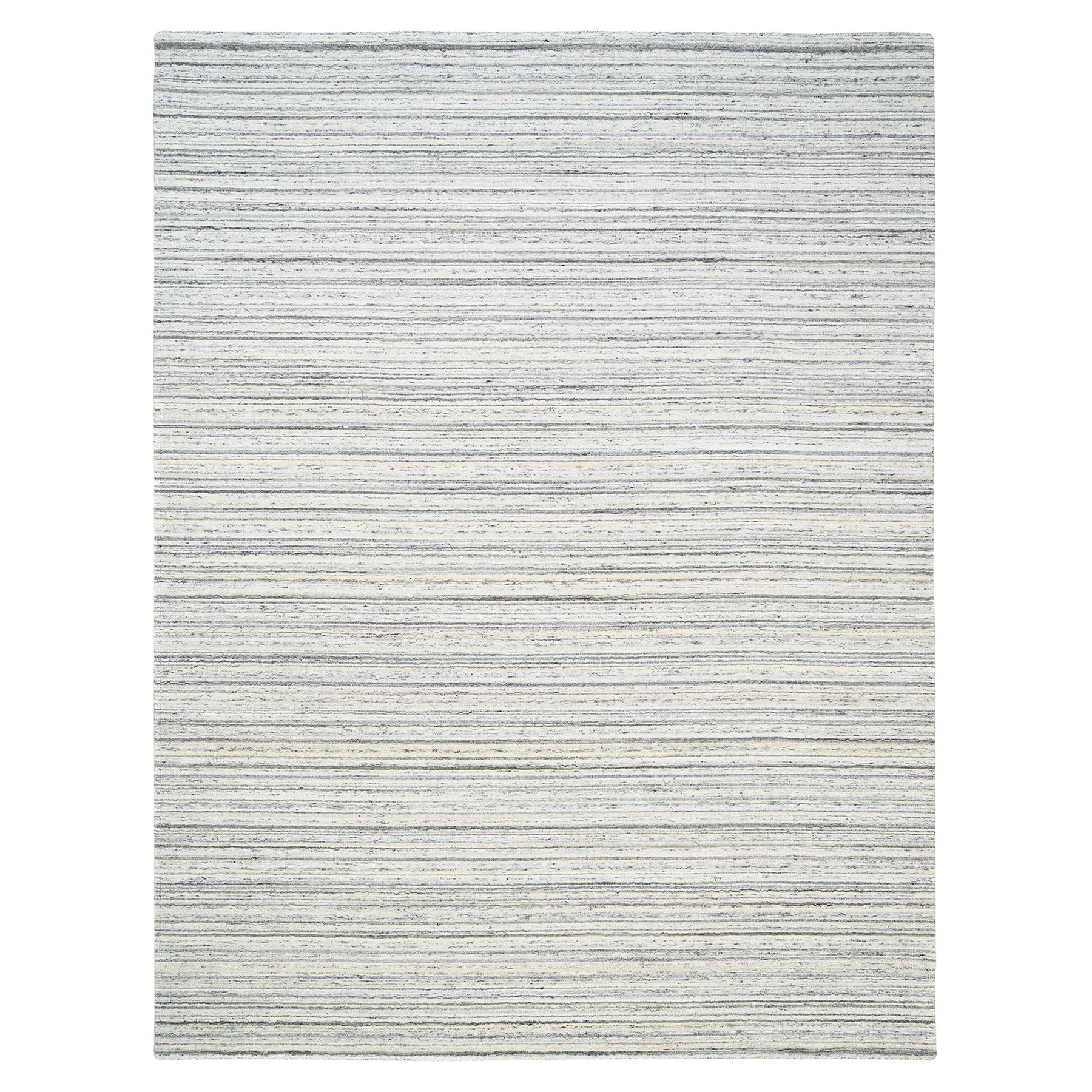 Mid Century Modern Collection Hand Loomed Grey Rug No: 1126088