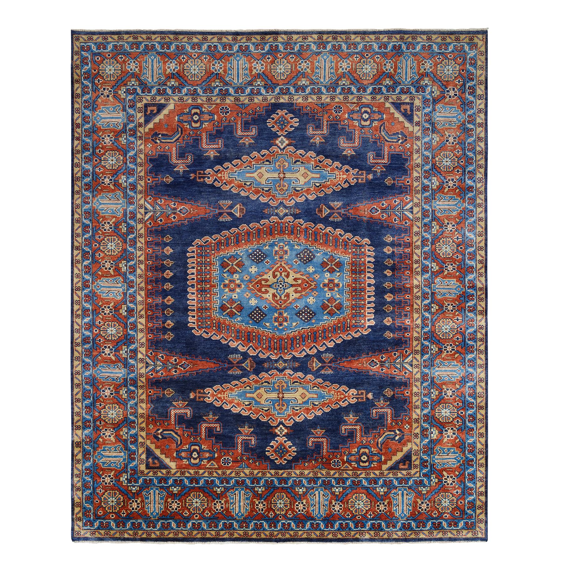 Serapi Heriz and Bakhshayesh Collection Hand Knotted Blue Rug No: 1126160