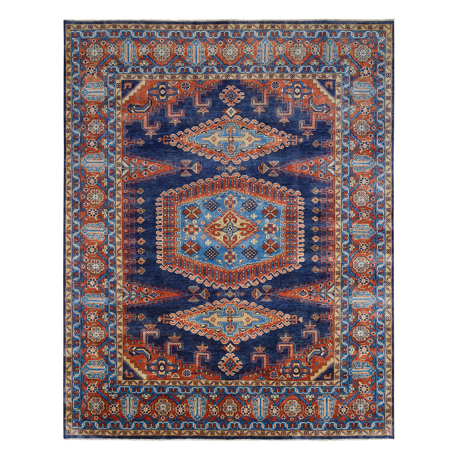 Serapi Heriz and Bakhshayesh Collection Hand Knotted Blue Rug No: 1126168