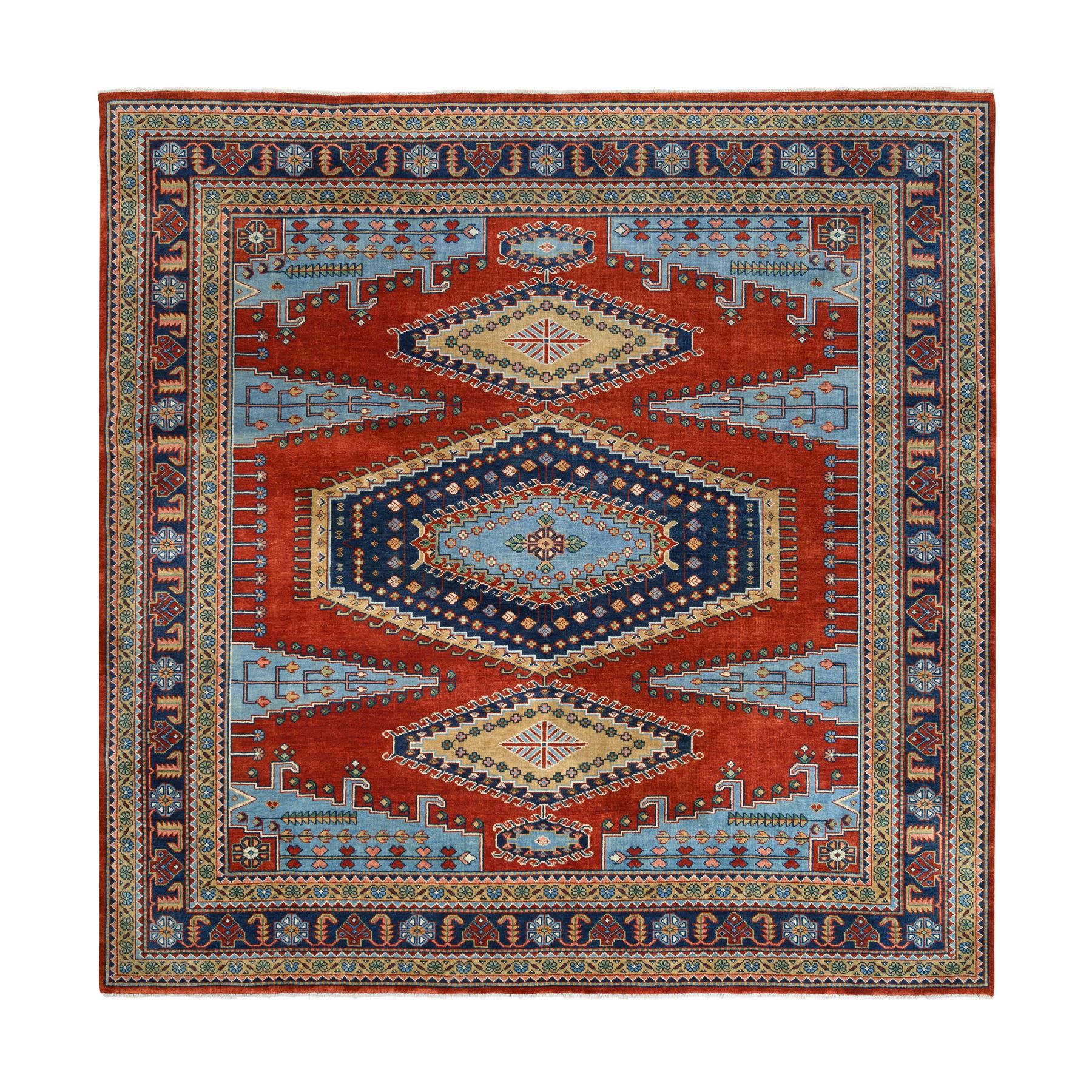 Serapi Heriz and Bakhshayesh Collection Hand Knotted Red Rug No: 1126192
