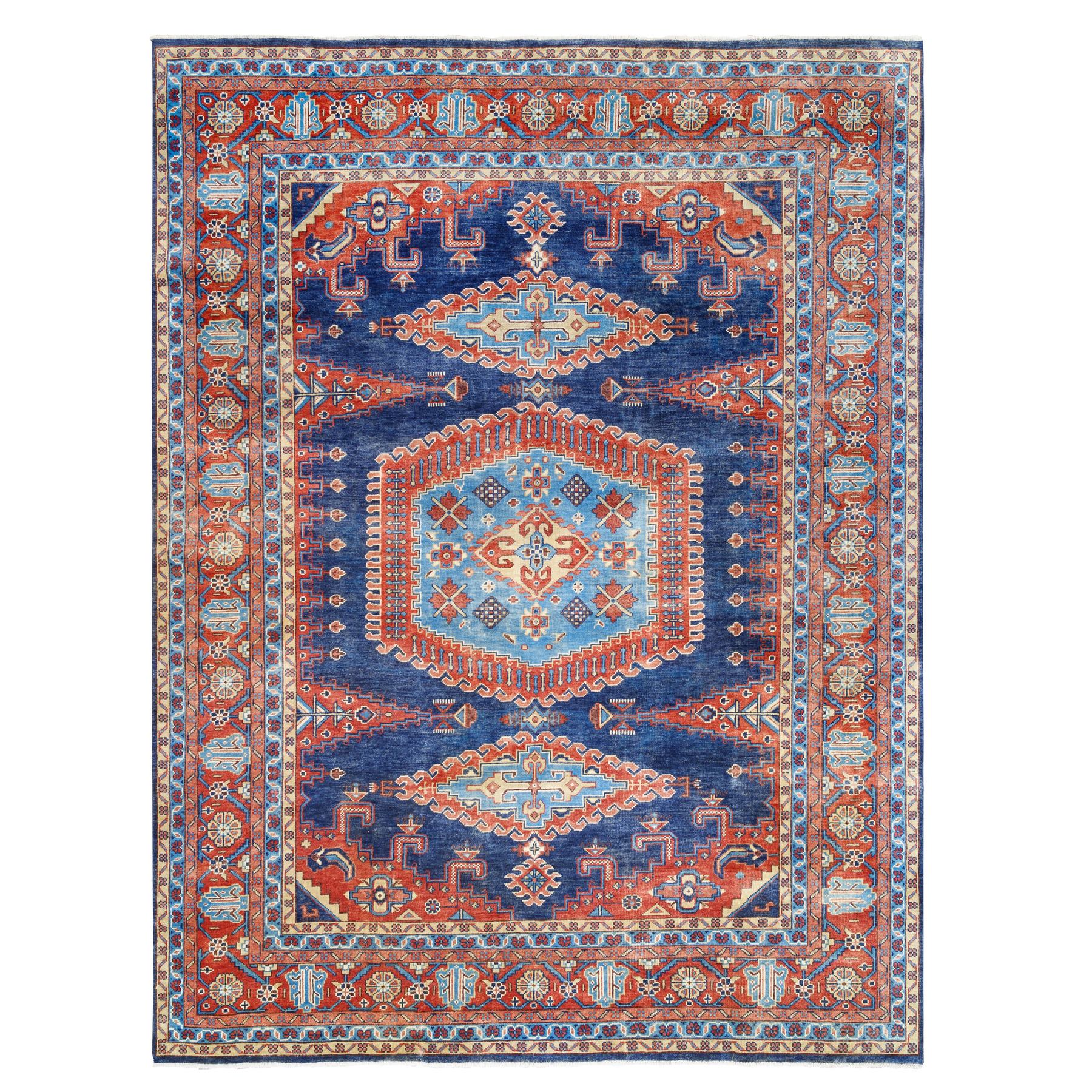 Serapi Heriz and Bakhshayesh Collection Hand Knotted Blue Rug No: 1126200