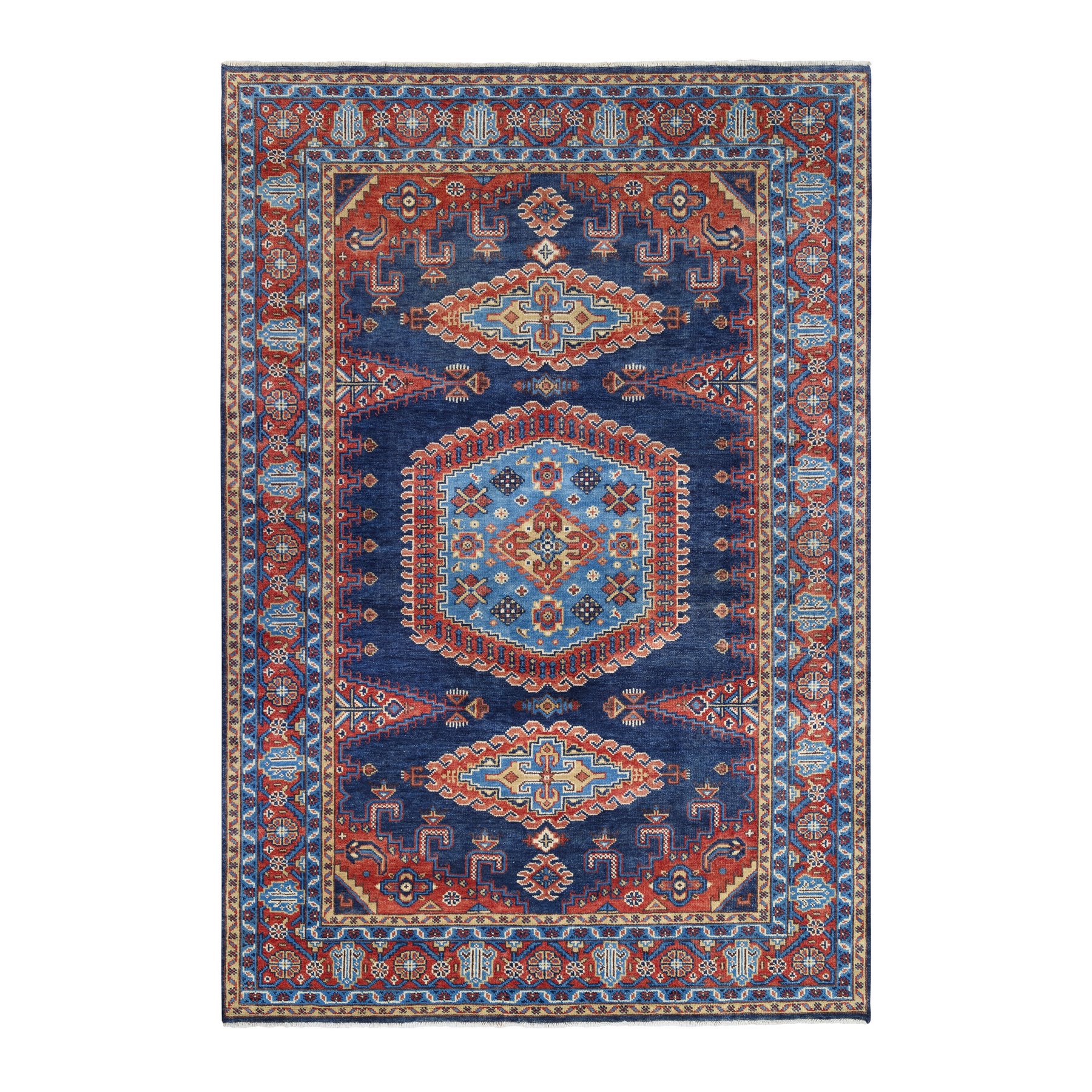 Serapi Heriz and Bakhshayesh Collection Hand Knotted Blue Rug No: 1126240