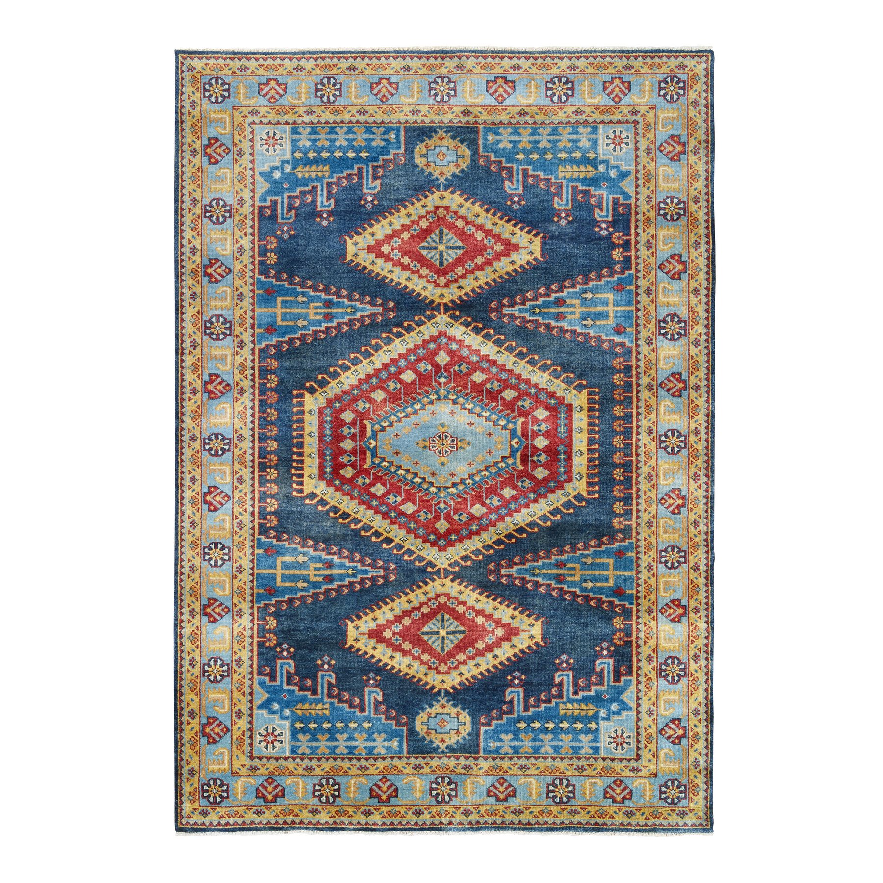 Serapi Heriz and Bakhshayesh Collection Hand Knotted Blue Rug No: 1126244