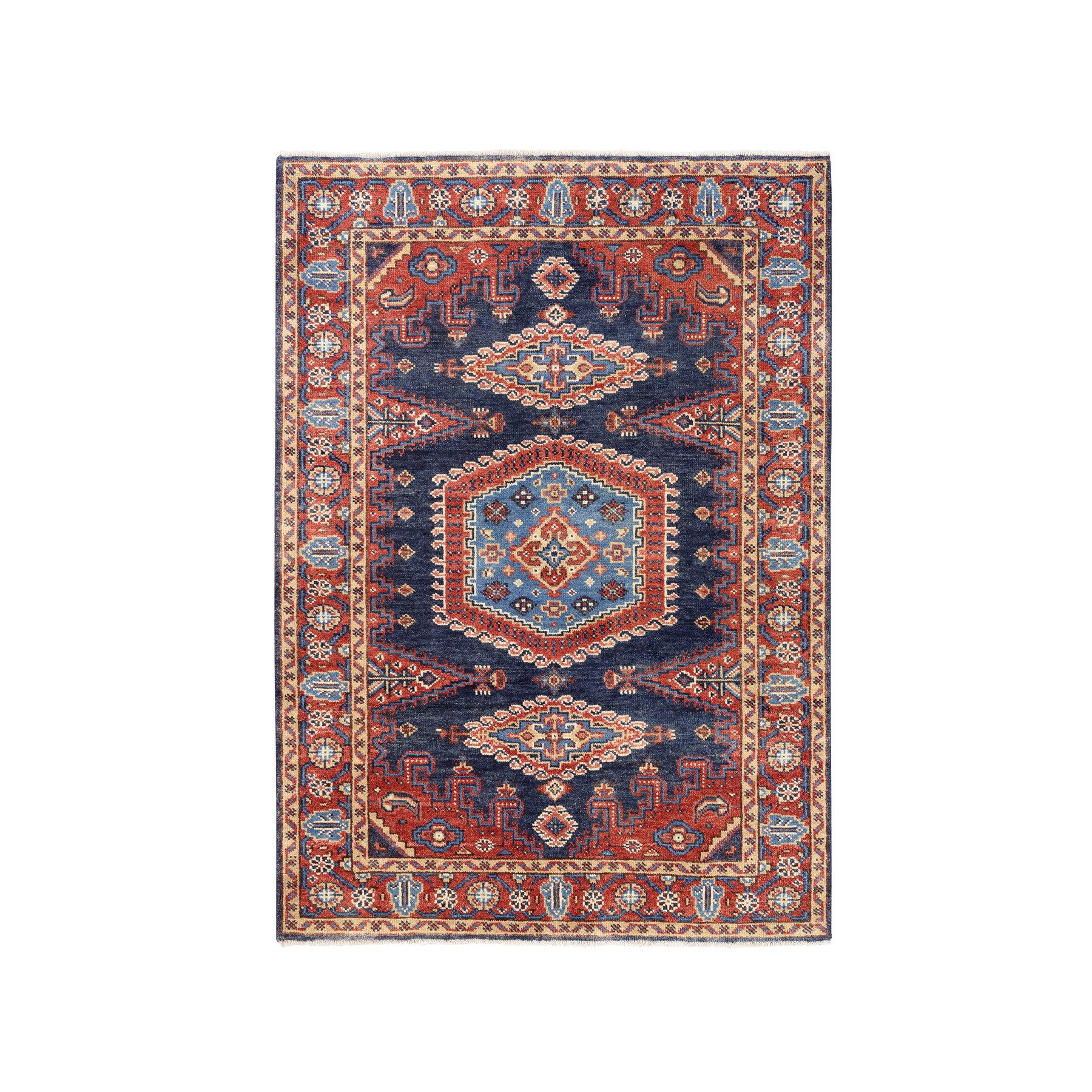 Serapi Heriz and Bakhshayesh Collection Hand Knotted Blue Rug No: 1126258