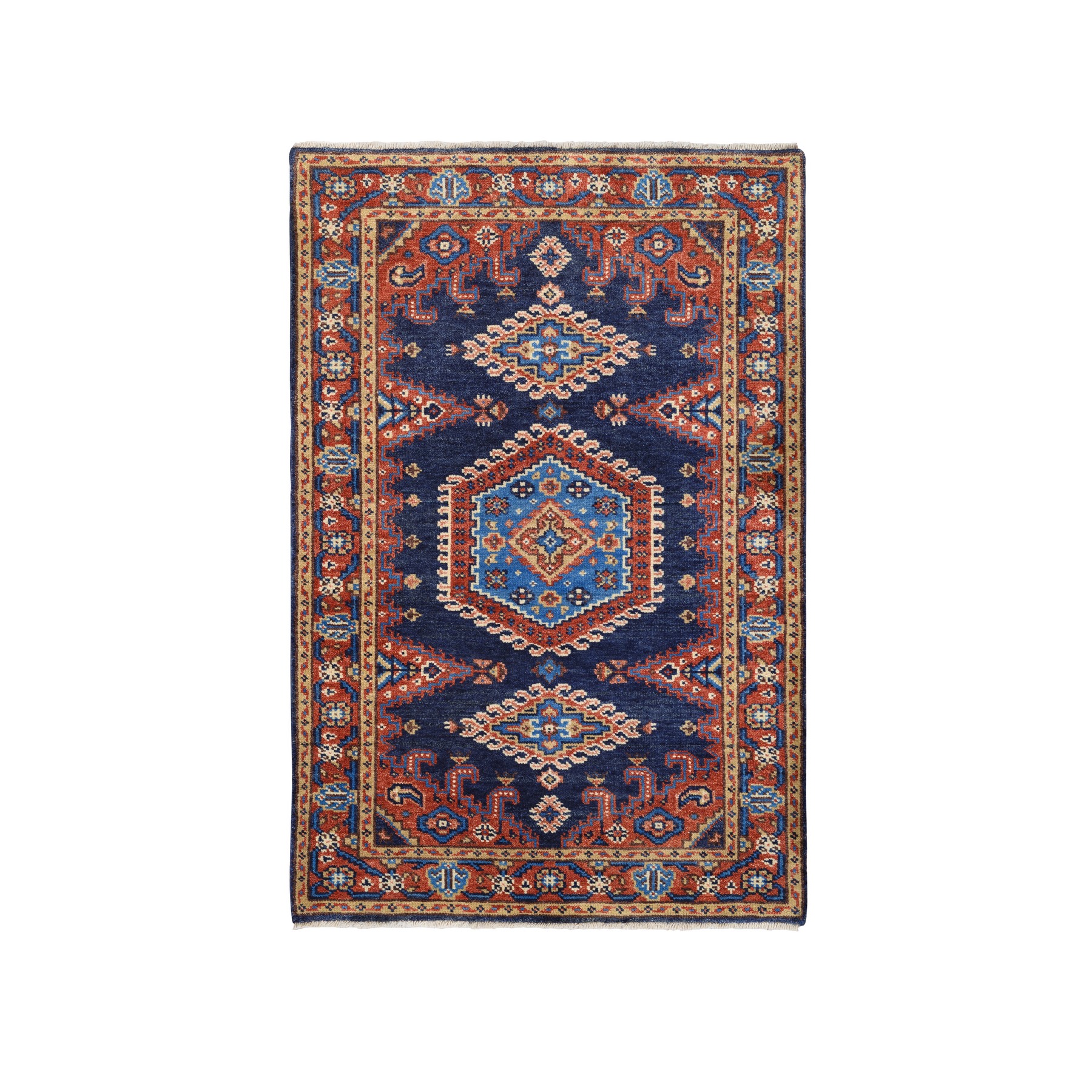 Serapi Heriz and Bakhshayesh Collection Hand Knotted Blue Rug No: 1126278