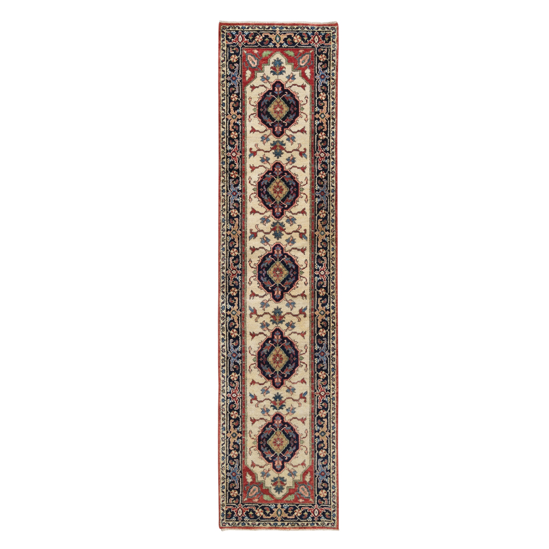 Serapi Heriz and Bakhshayesh Collection Hand Knotted Ivory Rug No: 1126350