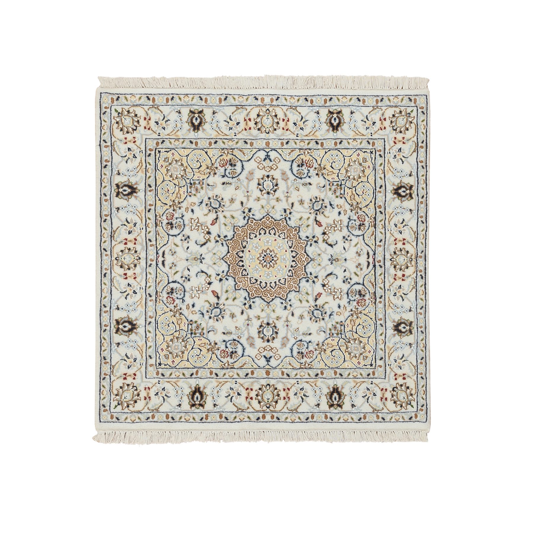 traditional Silk Hand-Knotted Area Rug 3'0