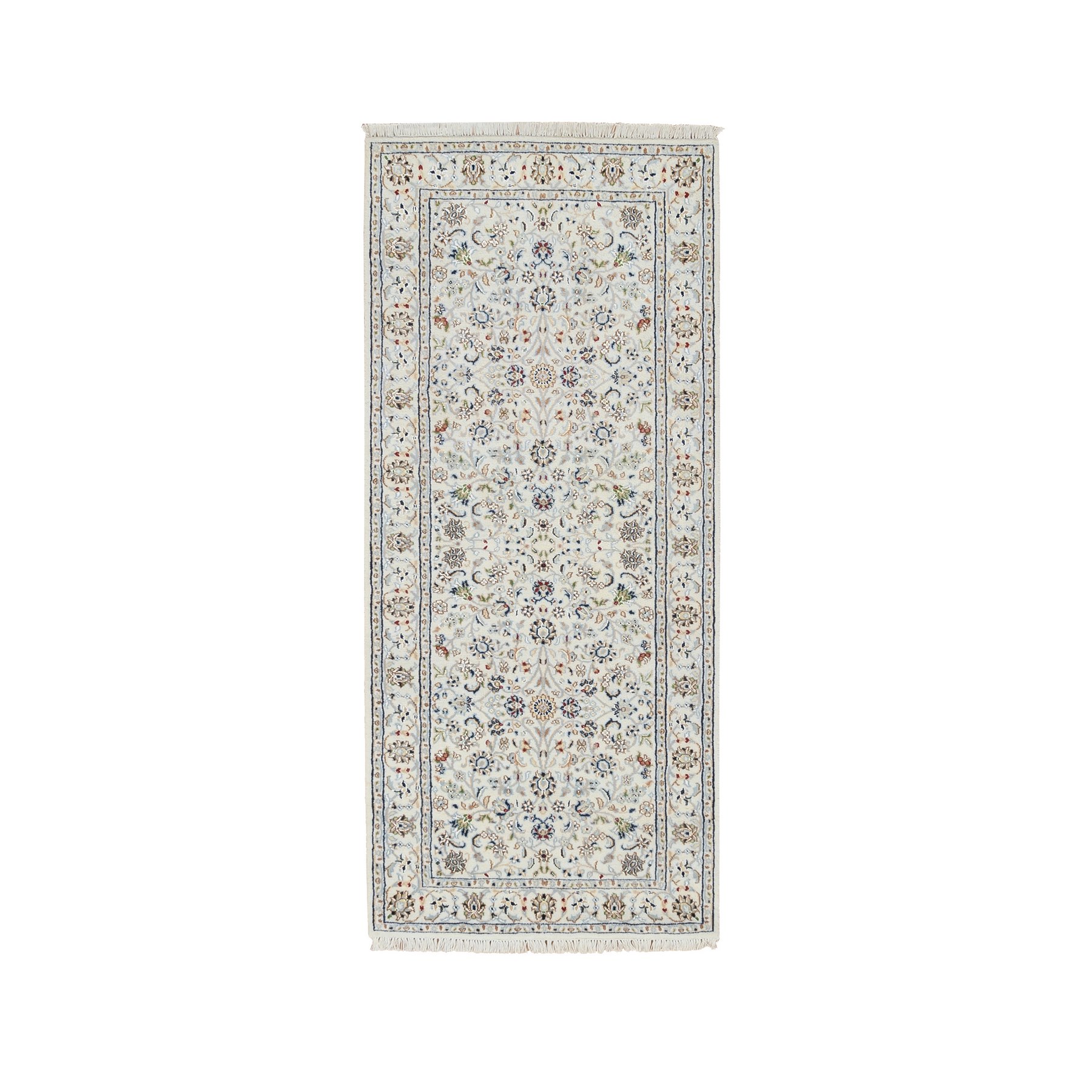 traditional Silk Hand-Knotted Area Rug 2'8