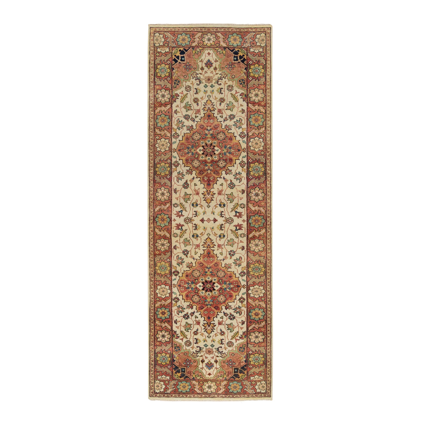  Wool Hand-Knotted Area Rug 2'6