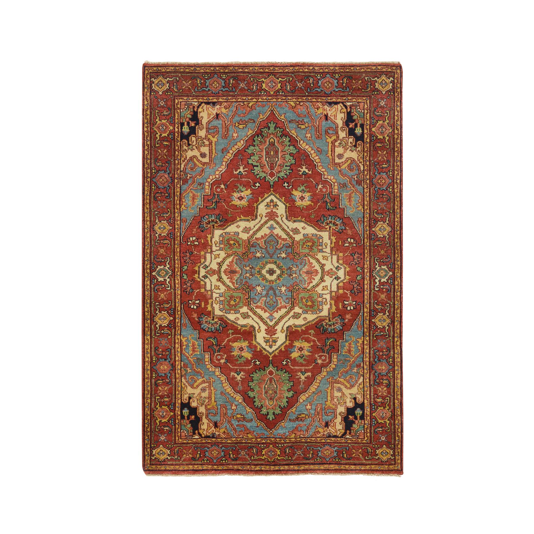  Wool Hand-Knotted Area Rug 3'2