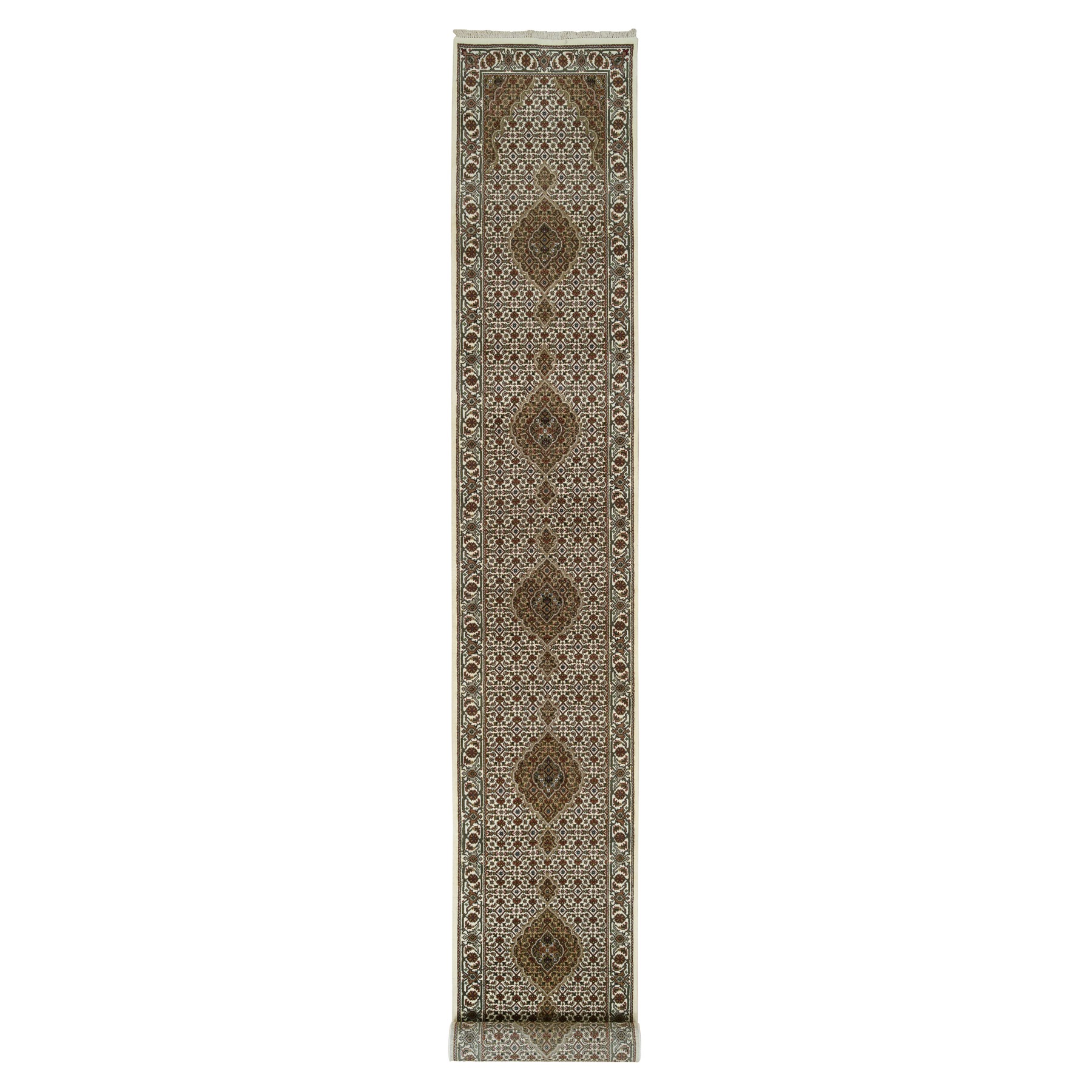 traditional Wool Hand-Knotted Area Rug 2'6