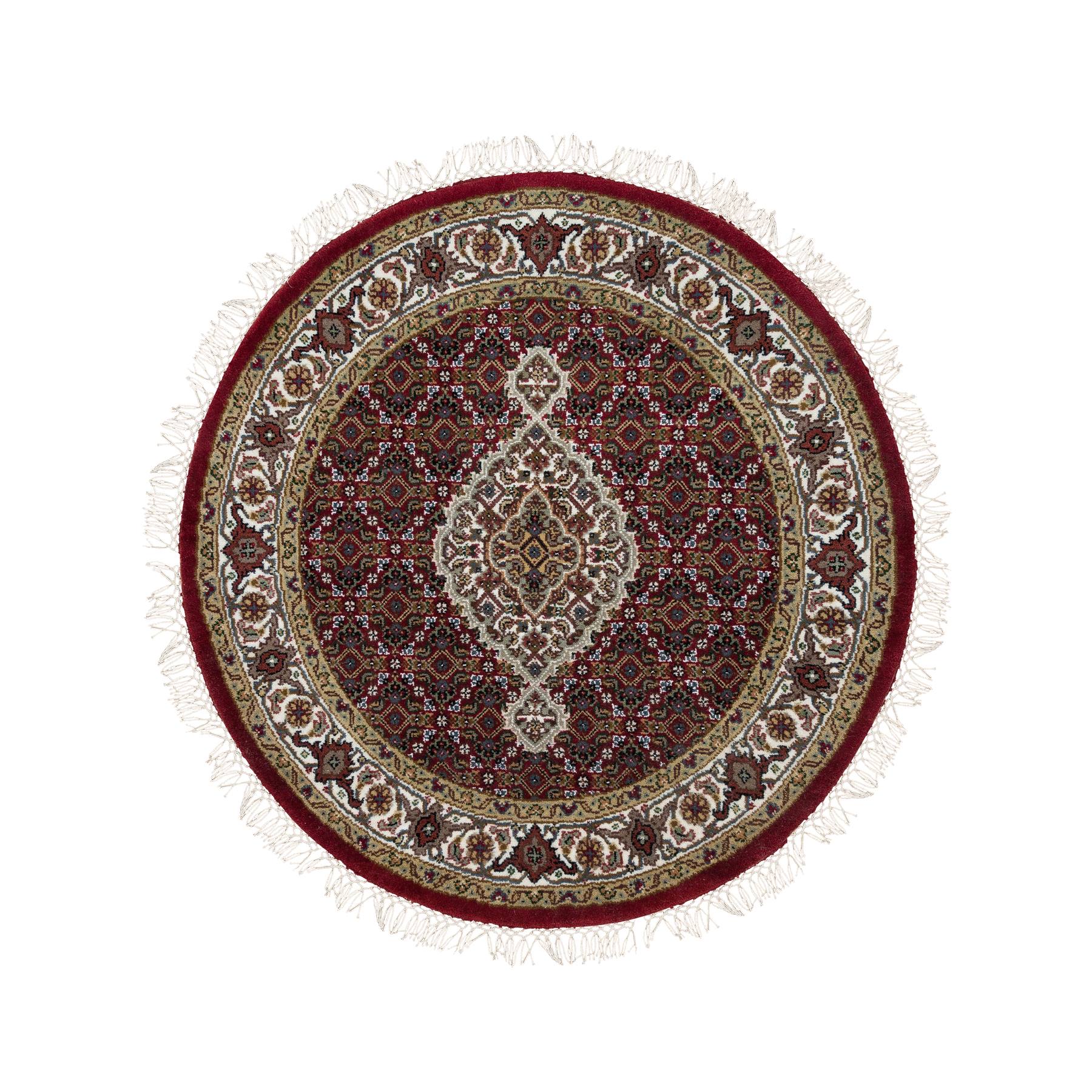 traditional Wool Hand-Knotted Area Rug 3'4