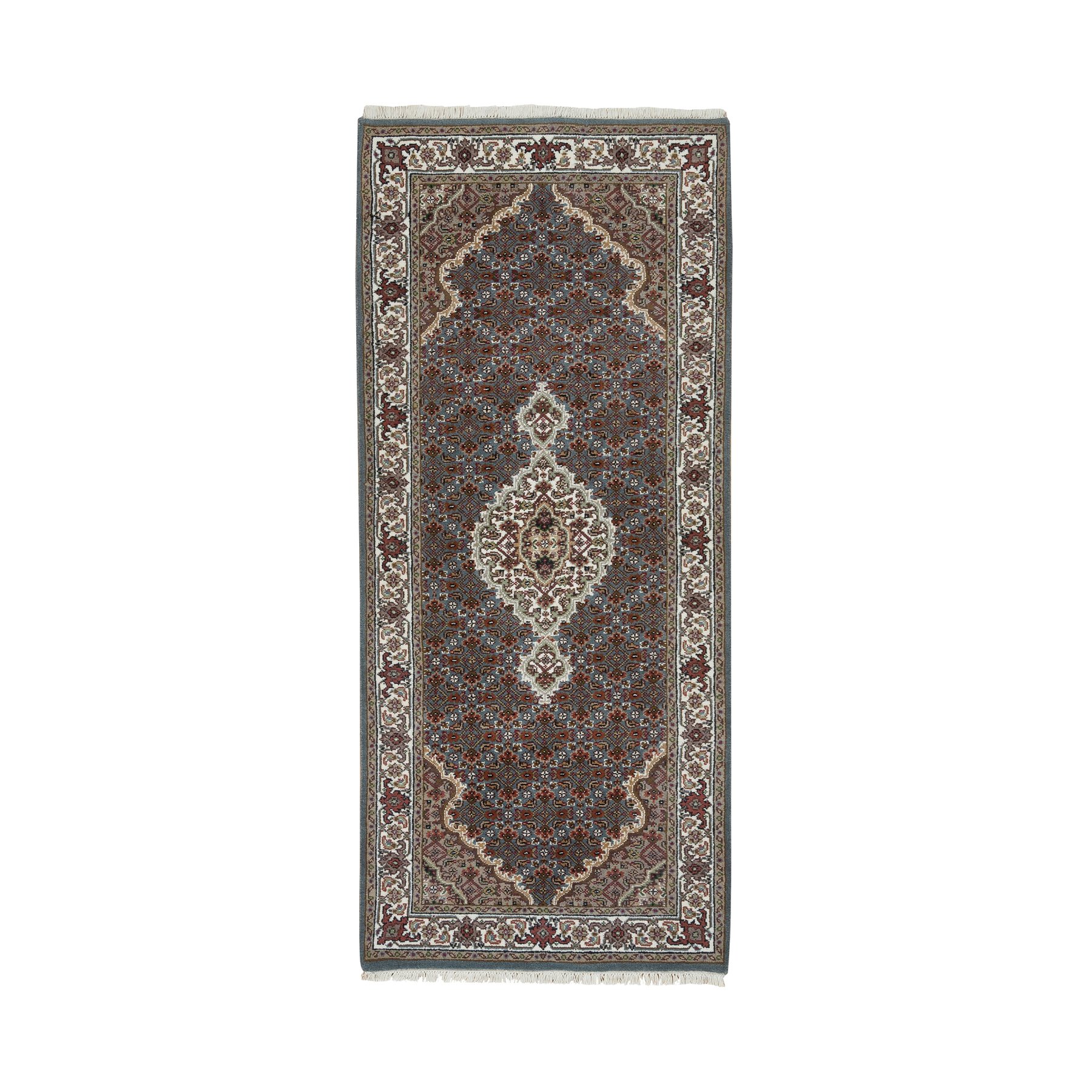 traditional Acrylic Hand-Knotted Area Rug 2'7