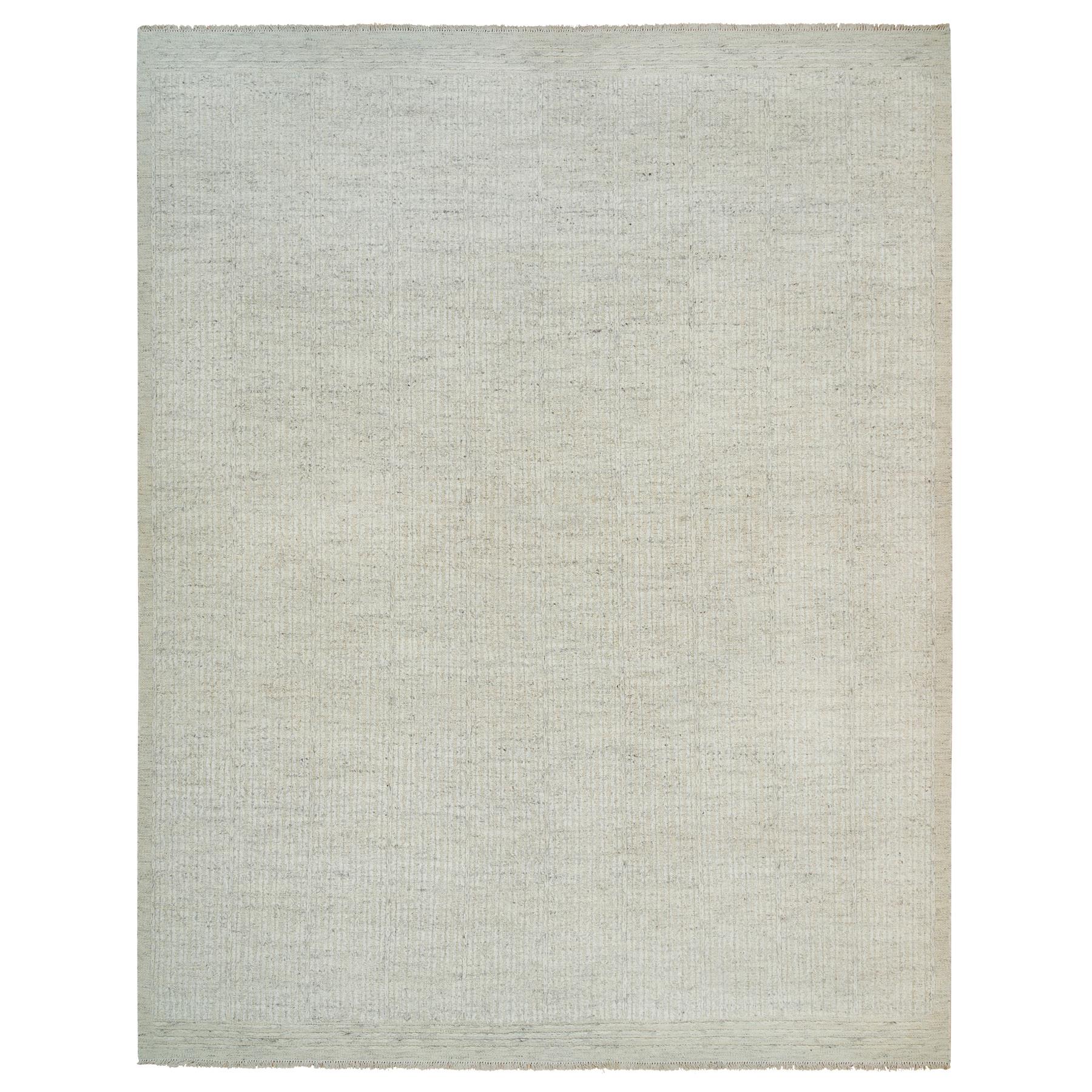  Wool Hand-Knotted Area Rug 12'2