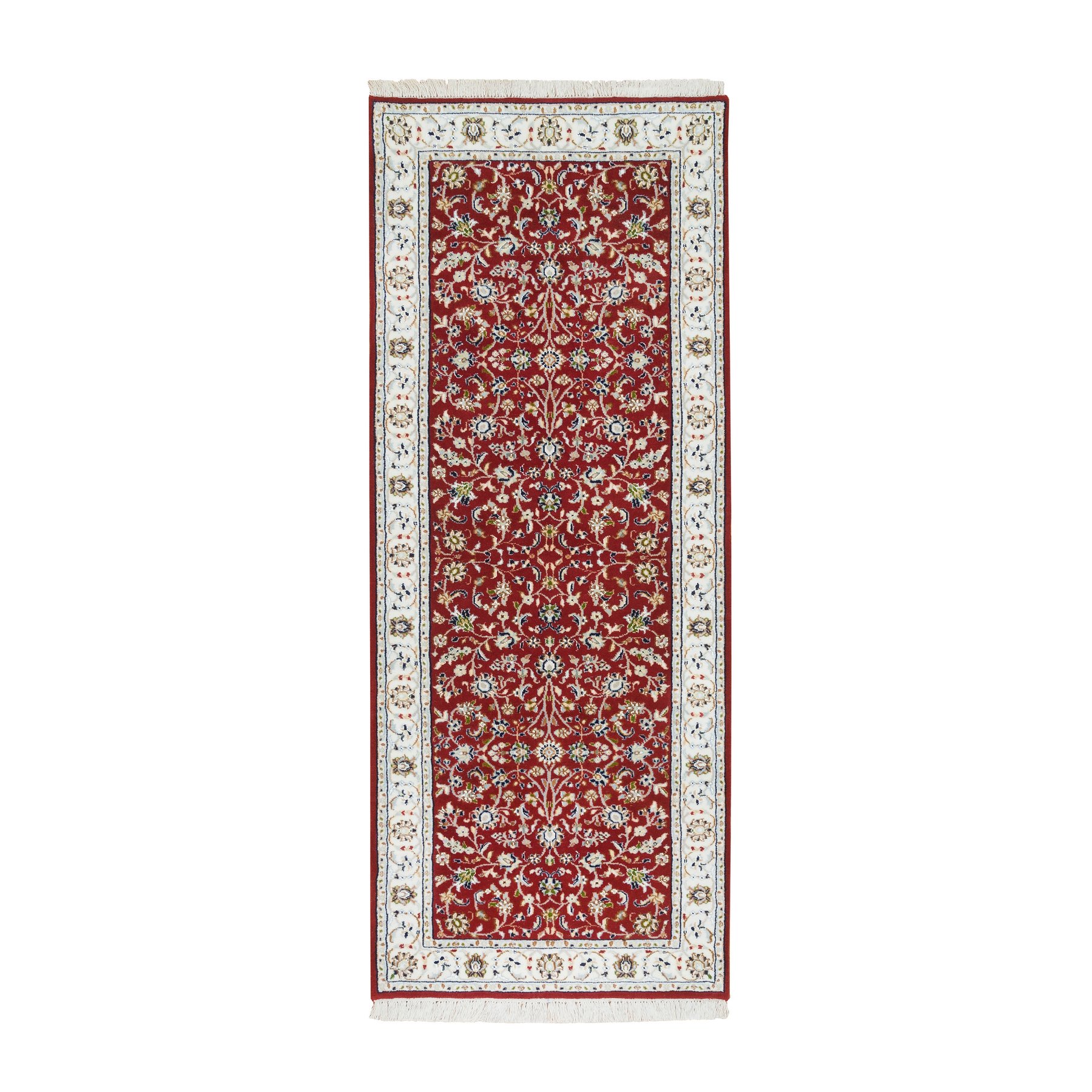 traditional Wool Hand-Knotted Area Rug 2'8