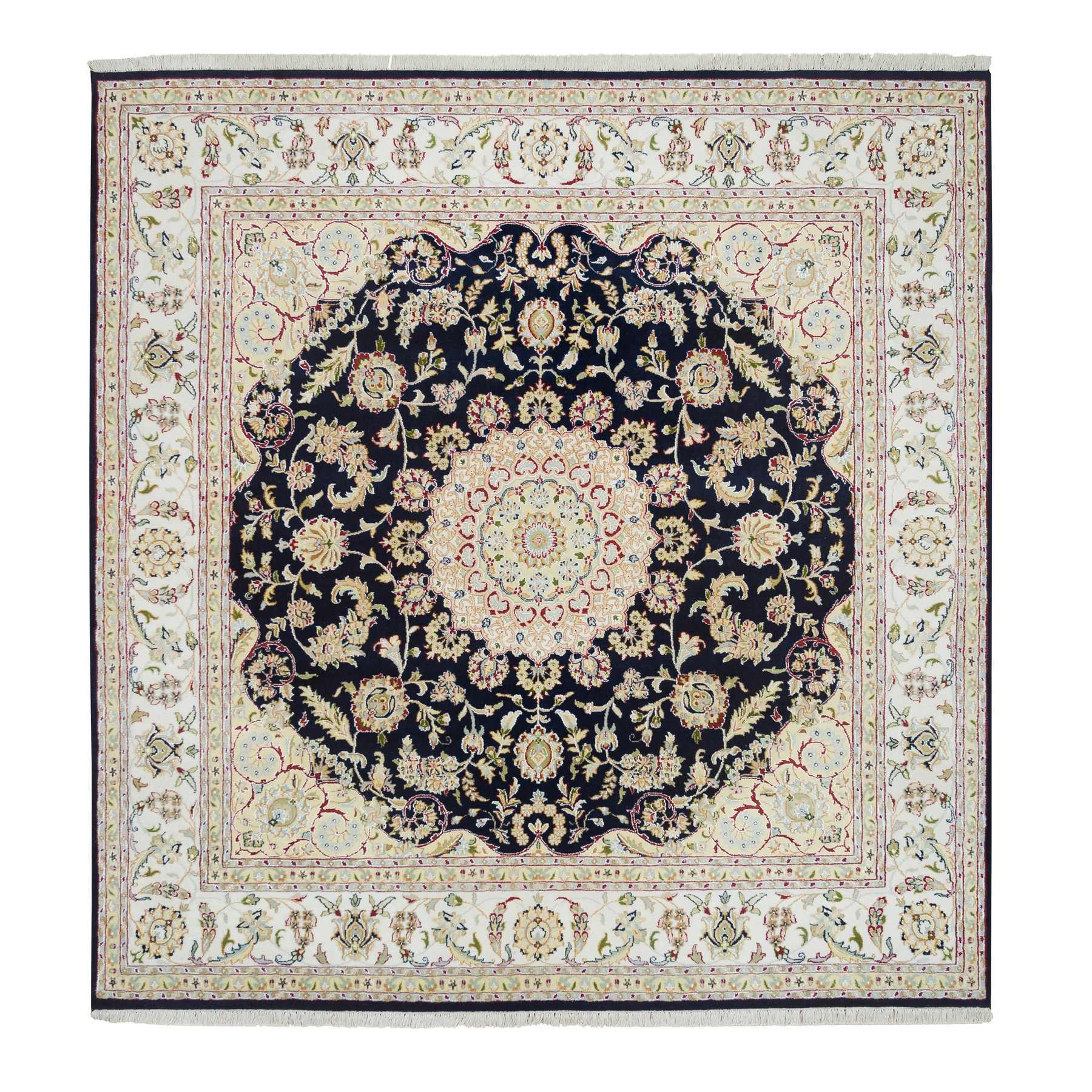 traditional Acrylic Hand-Knotted Area Rug 7'9