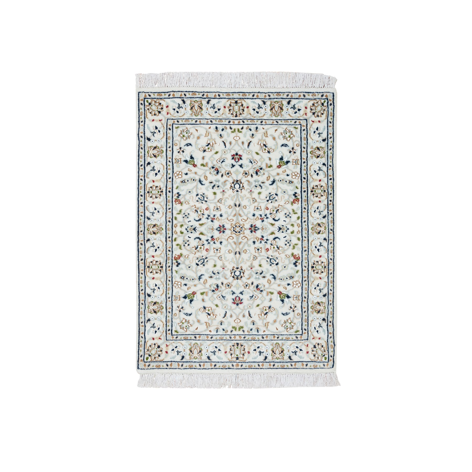 traditional Wool Hand-Knotted Area Rug 2'1