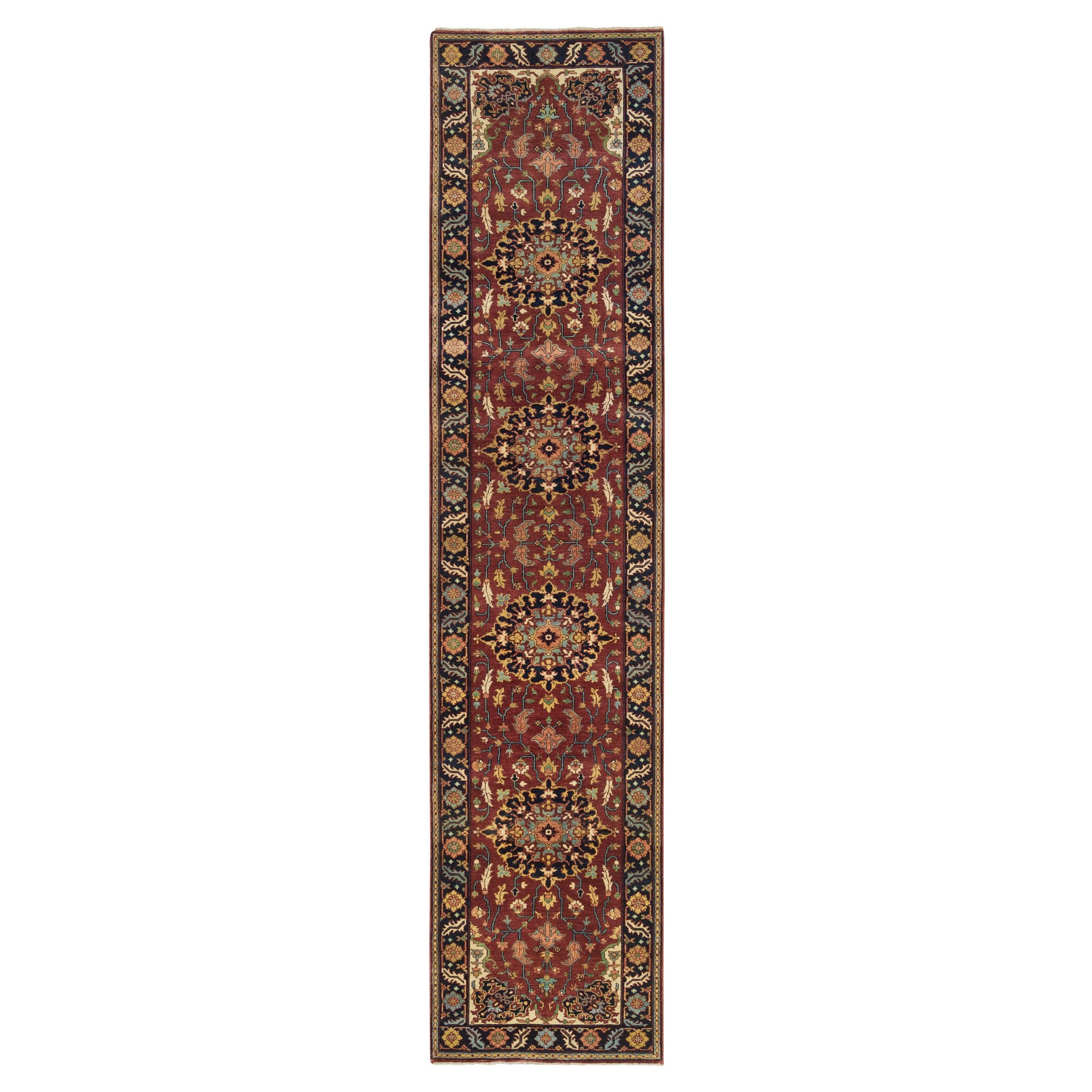  Wool Hand-Knotted Area Rug 2'7