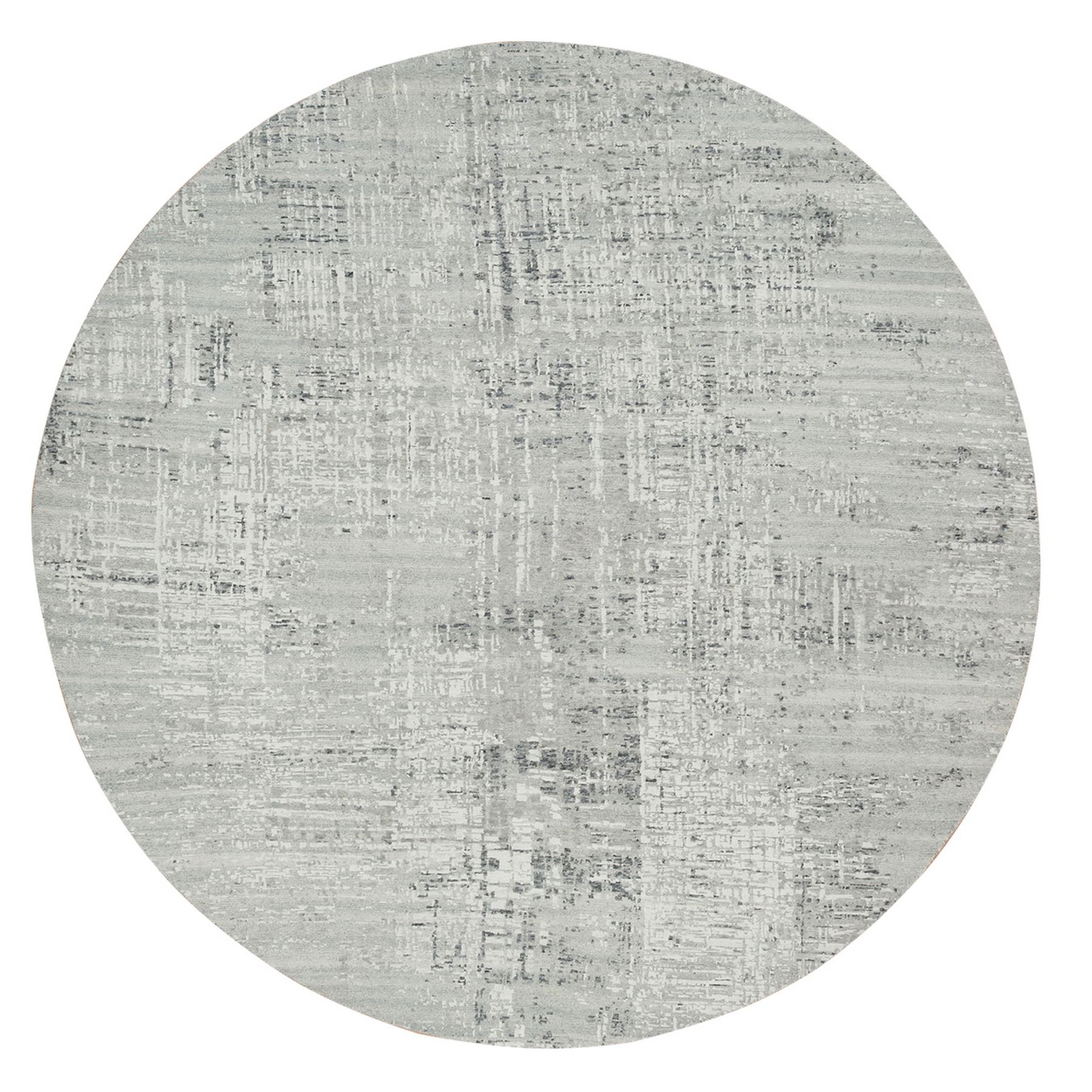  Wool Hand-Knotted Area Rug 9'0