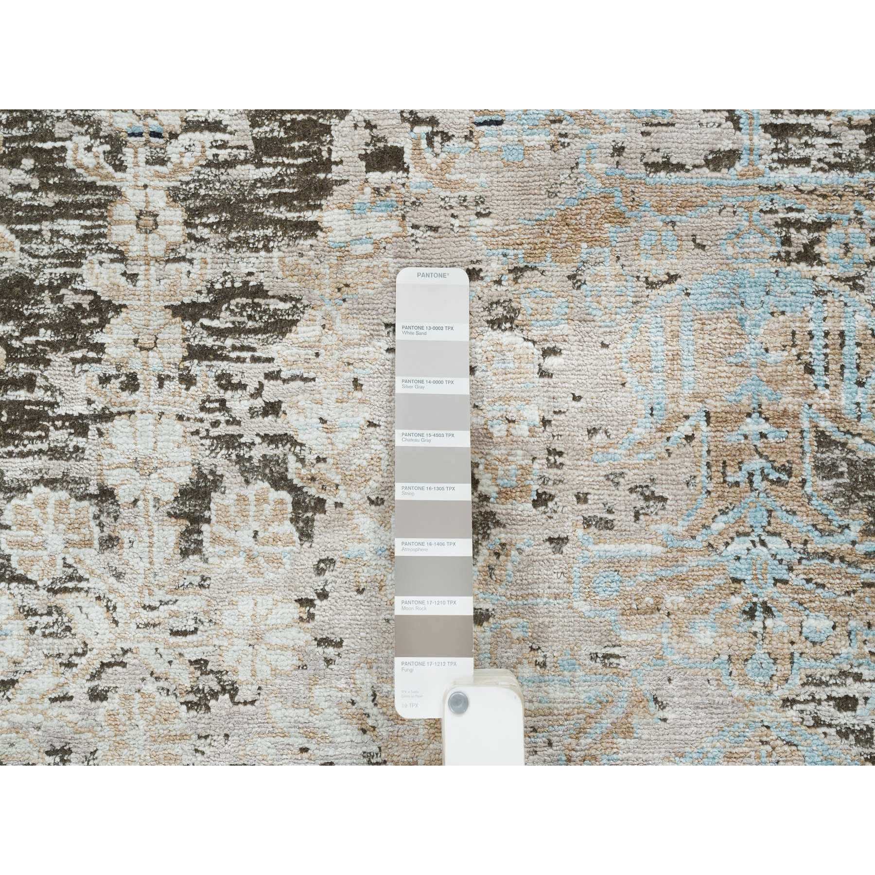  Silk Hand-Knotted Area Rug 8'3