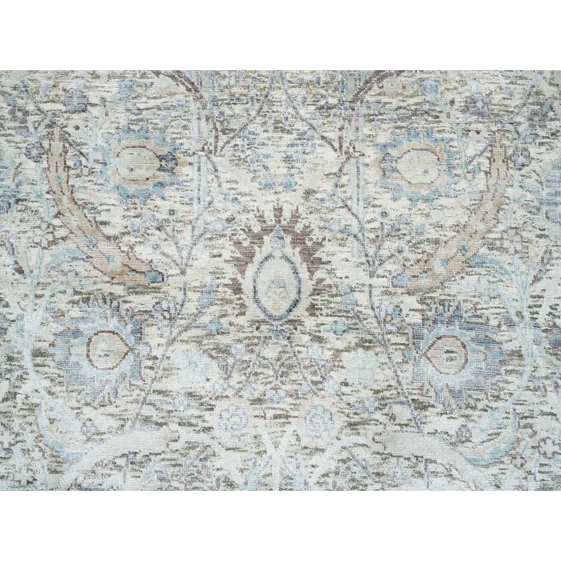  Silk Hand-Knotted Area Rug 3'3