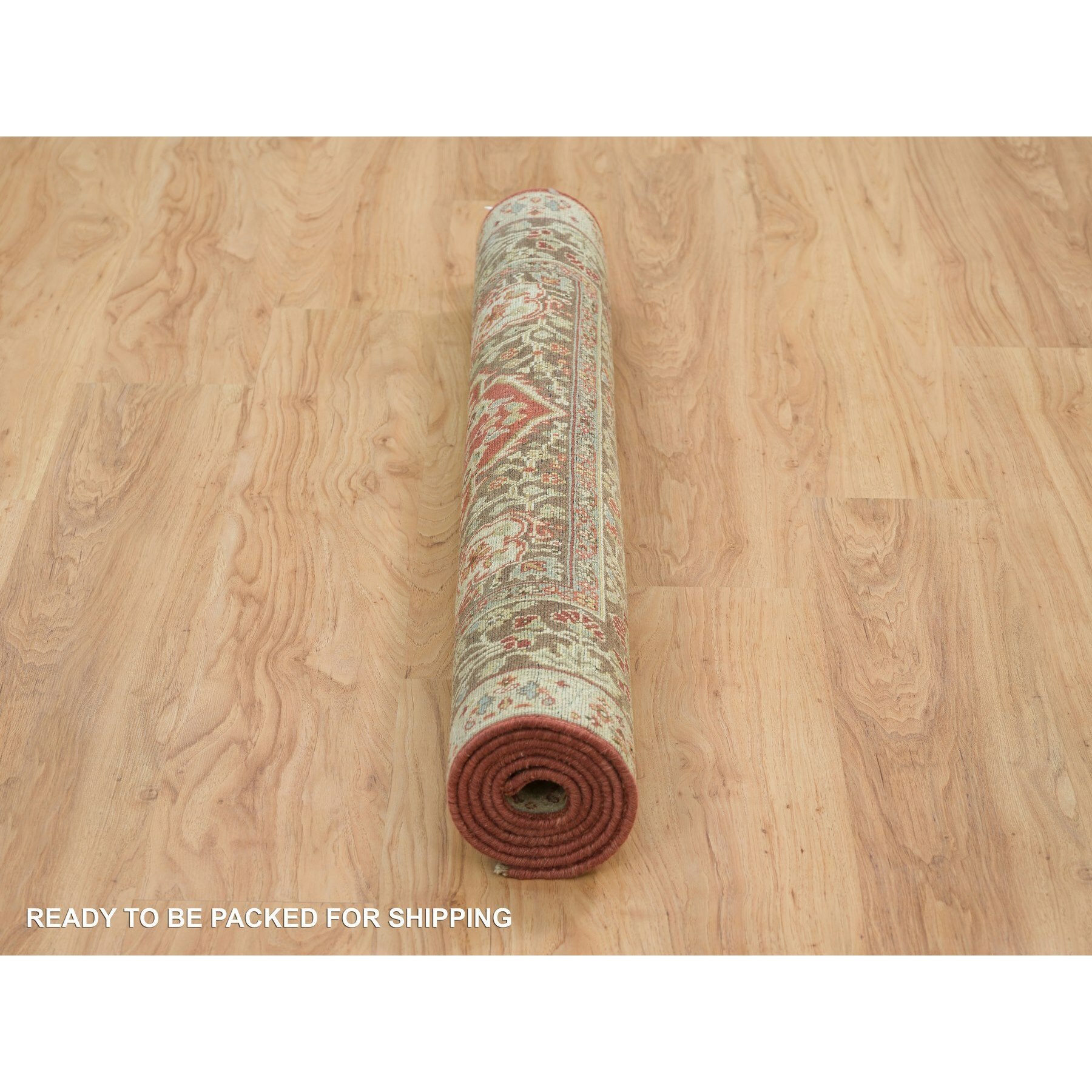  Wool Hand-Knotted Area Rug 4'2