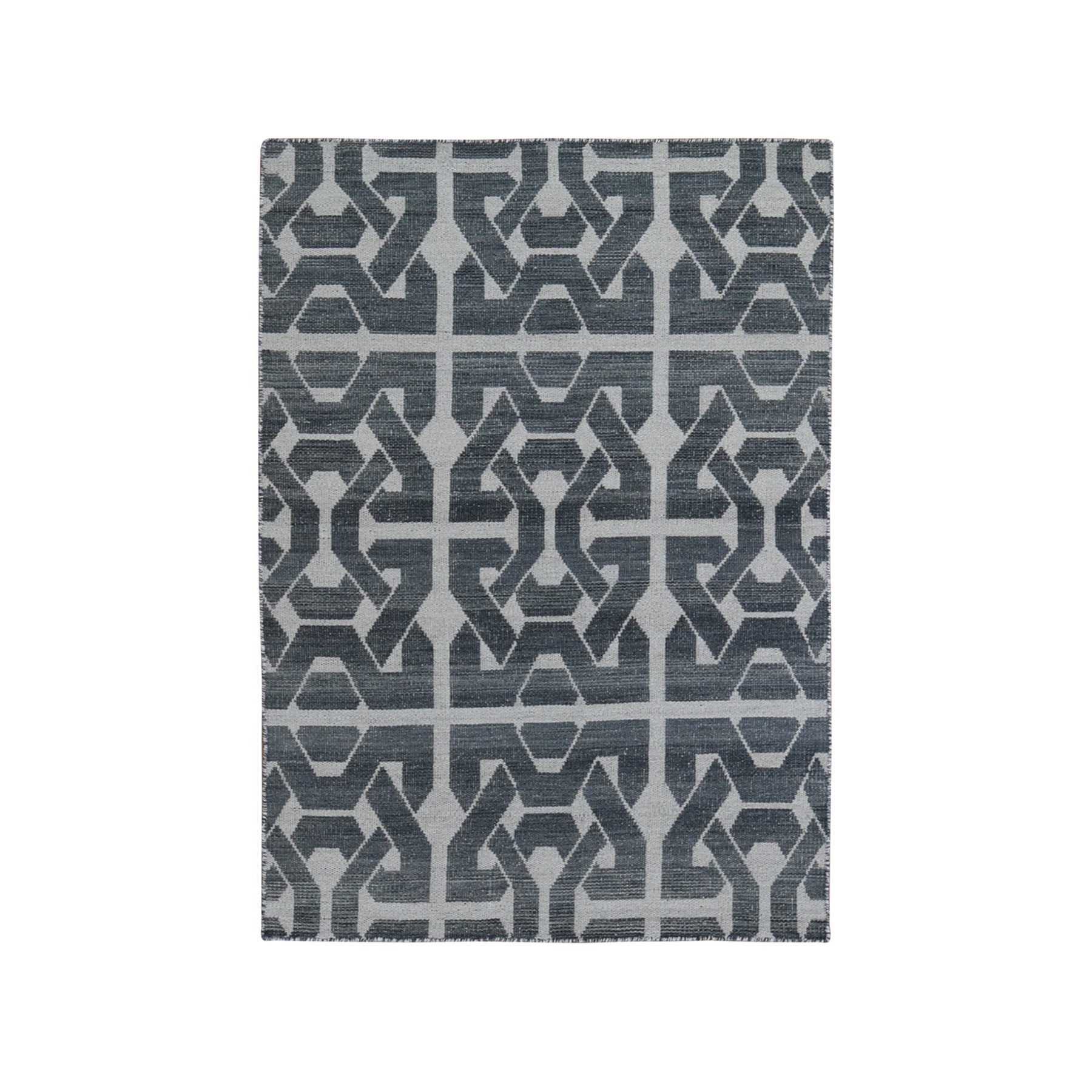 Fine Kilim Collection Hand Woven Grey Rug No: 1132180