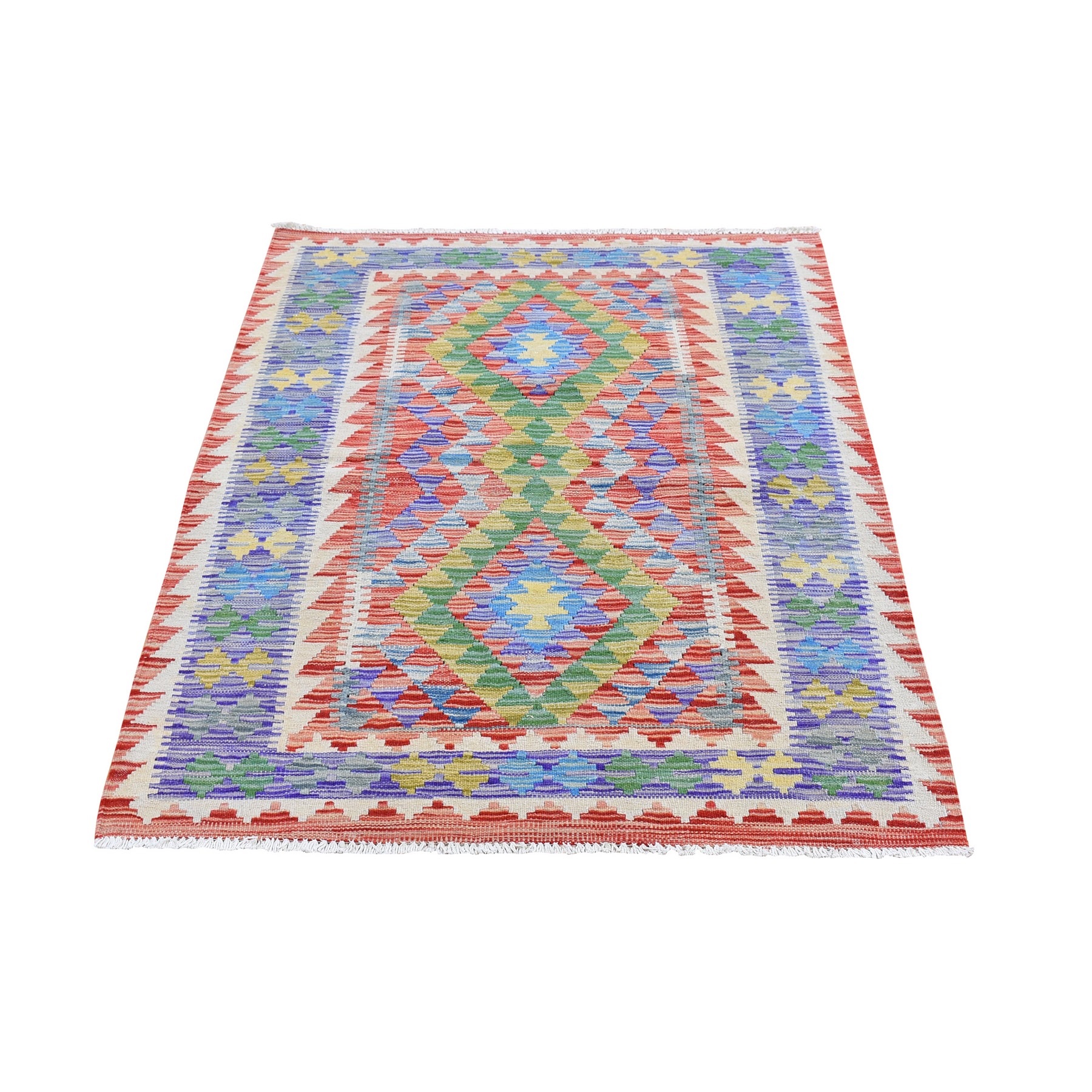 Fine Kilim Collection Hand Woven Red Rug No: 1132286
