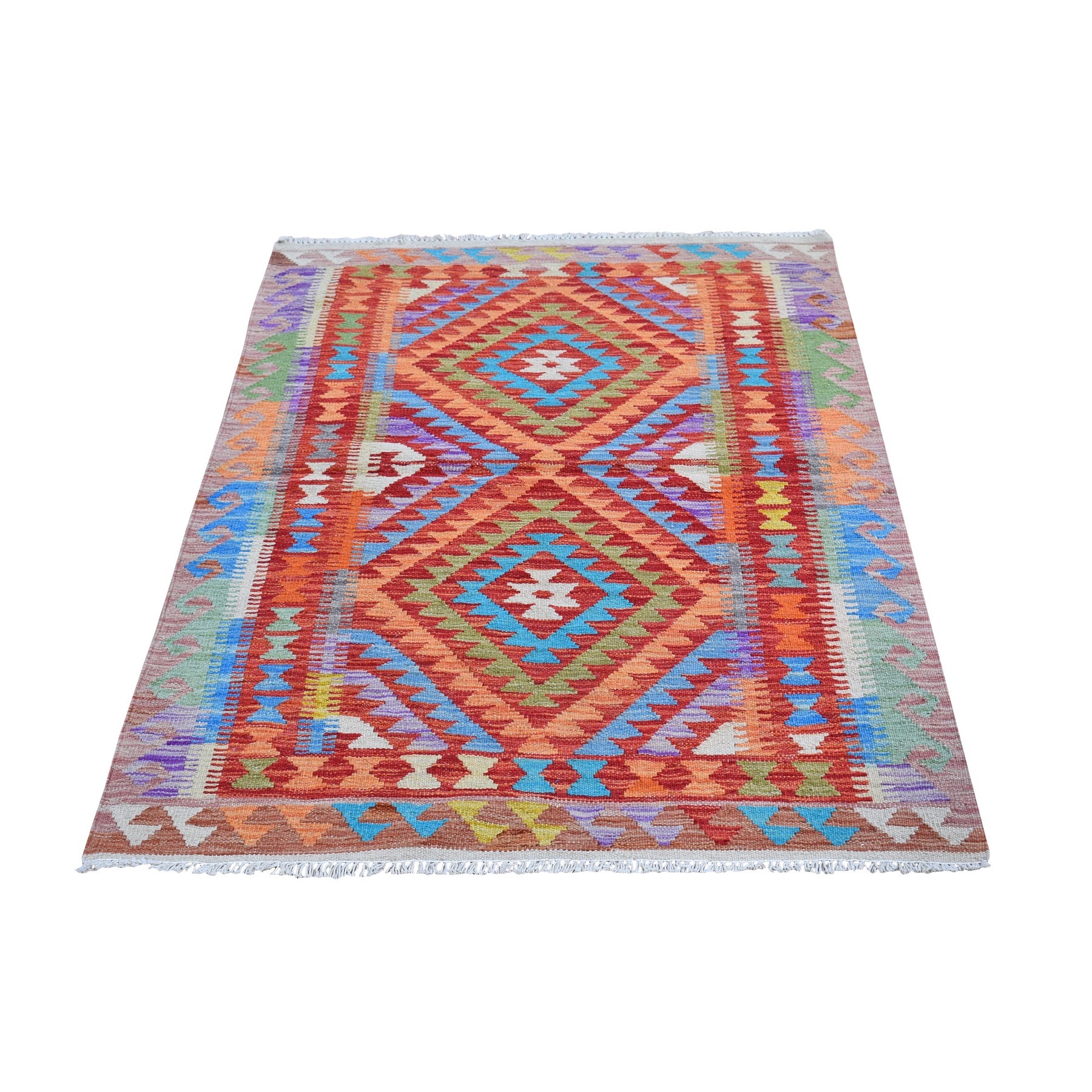 Fine Kilim Collection Hand Woven Red Rug No: 1132342
