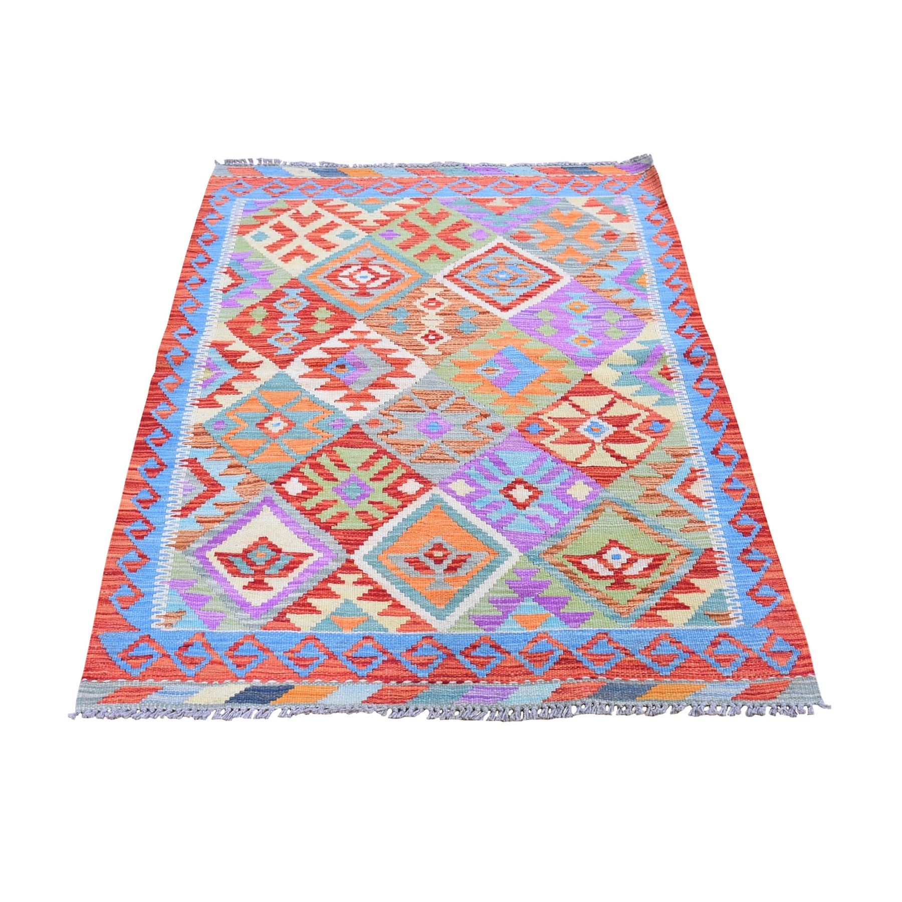 Fine Kilim Collection Hand Woven Red Rug No: 1132374