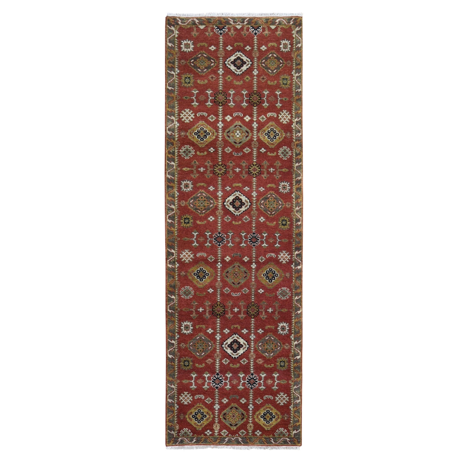 Nomadic And Village Collection Hand Knotted Red Rug No: 1132380