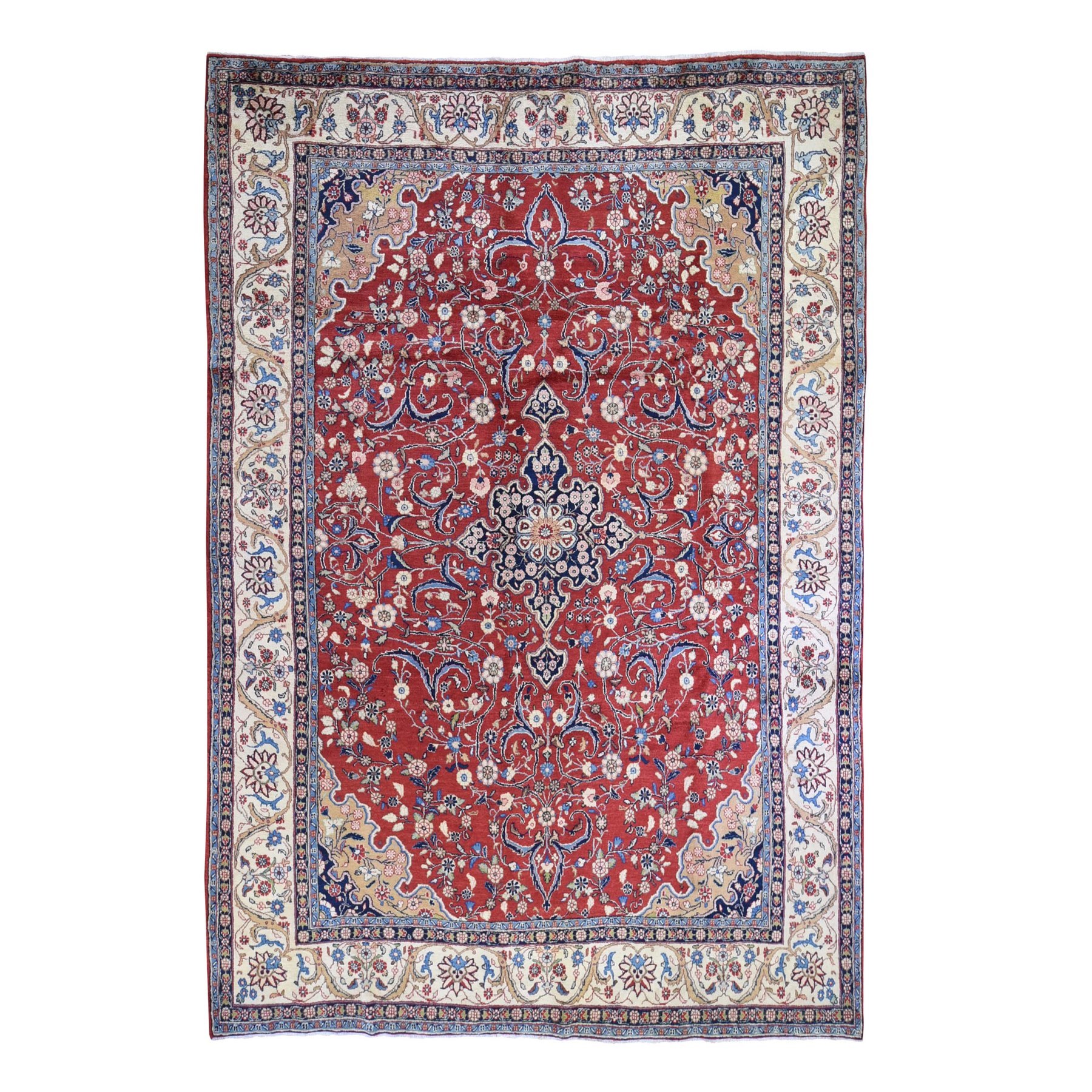 Classic Persian Collection Hand Knotted Red Rug No: 1132498