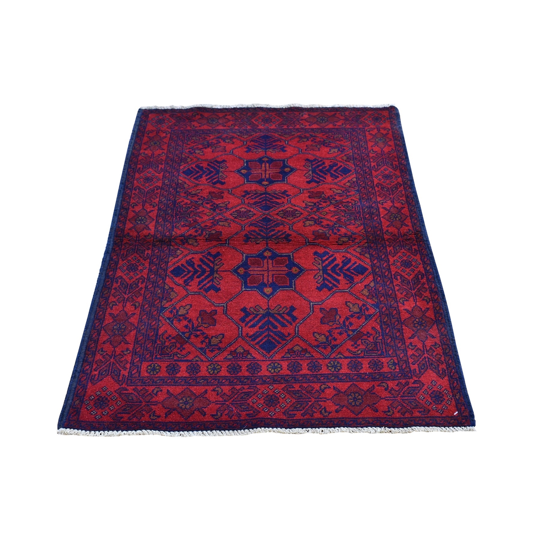 Nomadic And Village Collection Hand Knotted Red Rug No: 1132532