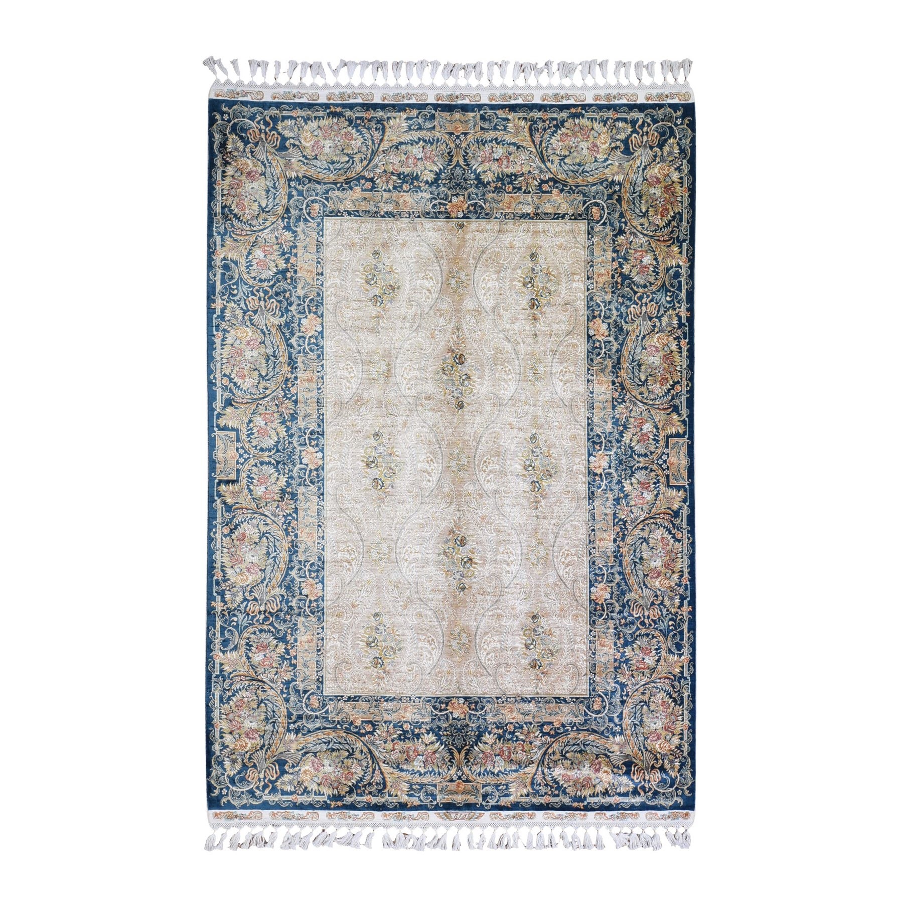 Classic Persian Collection Hand Knotted Ivory Rug No: 1132558