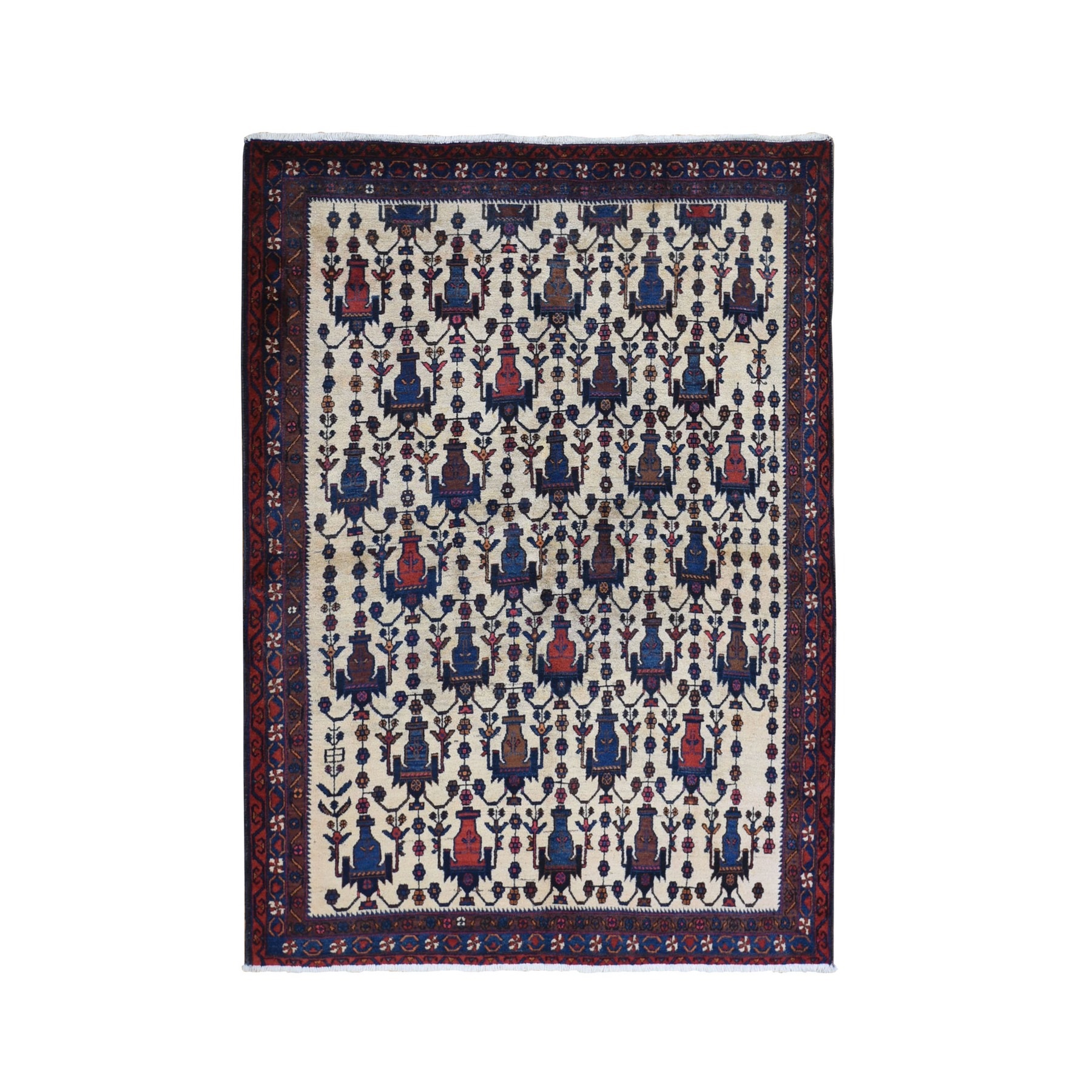 Classic Persian Collection Hand Knotted Ivory Rug No: 1132630