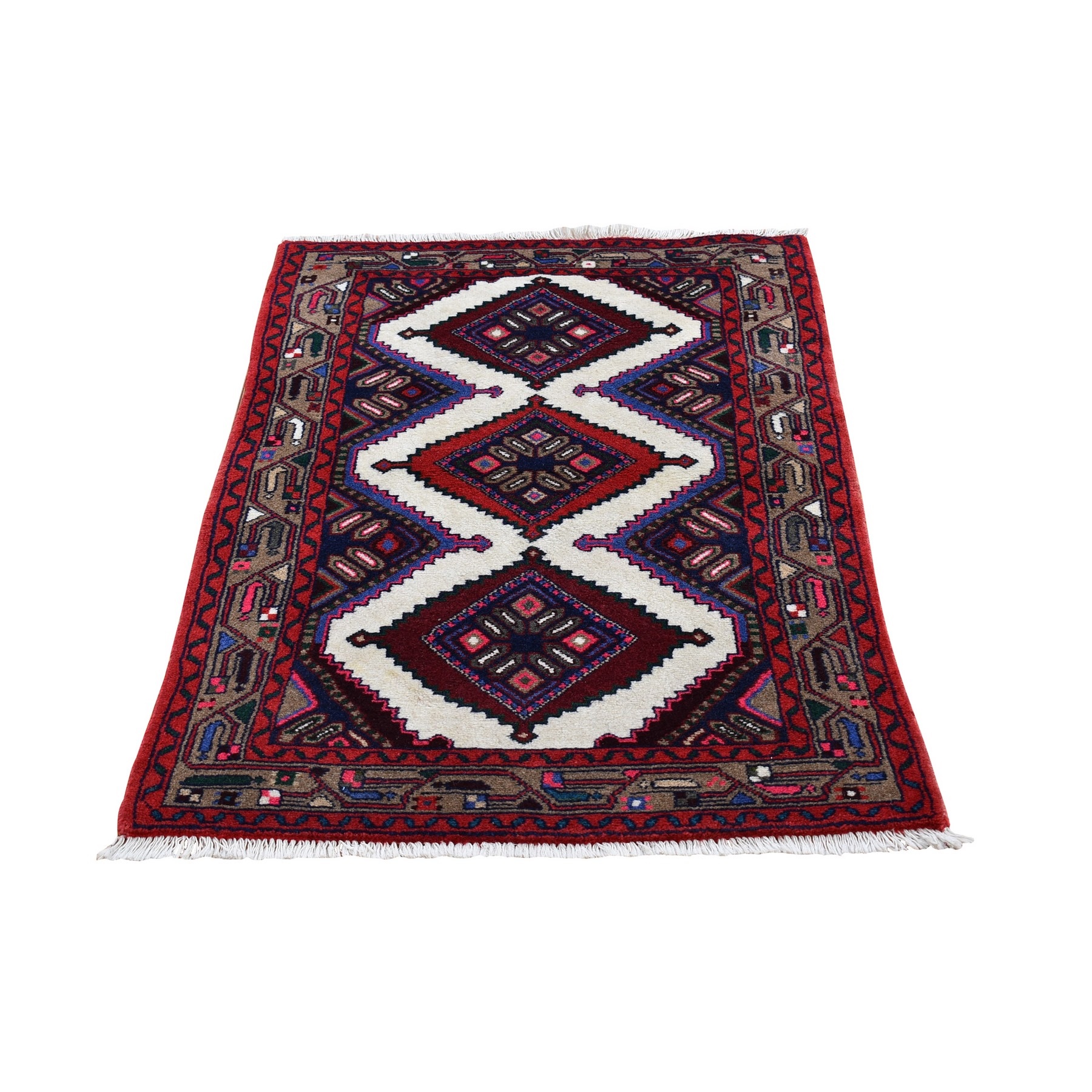 Classic Persian Collection Hand Knotted Ivory Rug No: 1132640