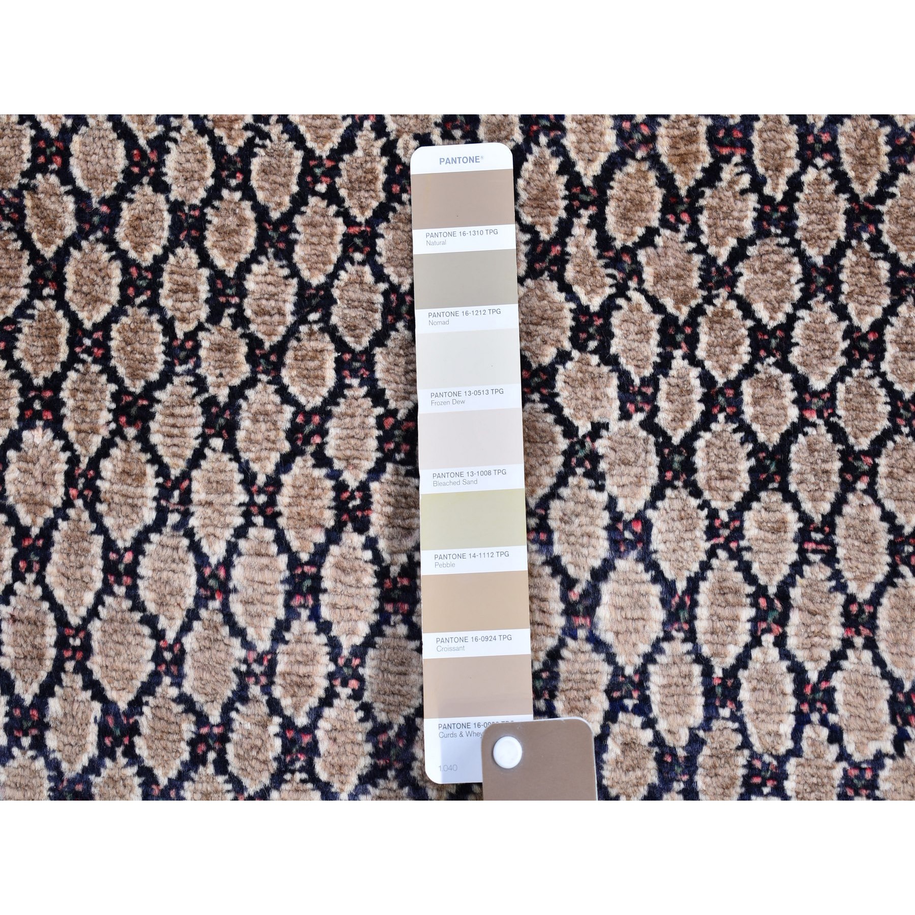 5'2"x8'8" Camel Hair Organic Wool Vintage Persian Open Field Design Hand Knotted Oriental Rug Sh66324