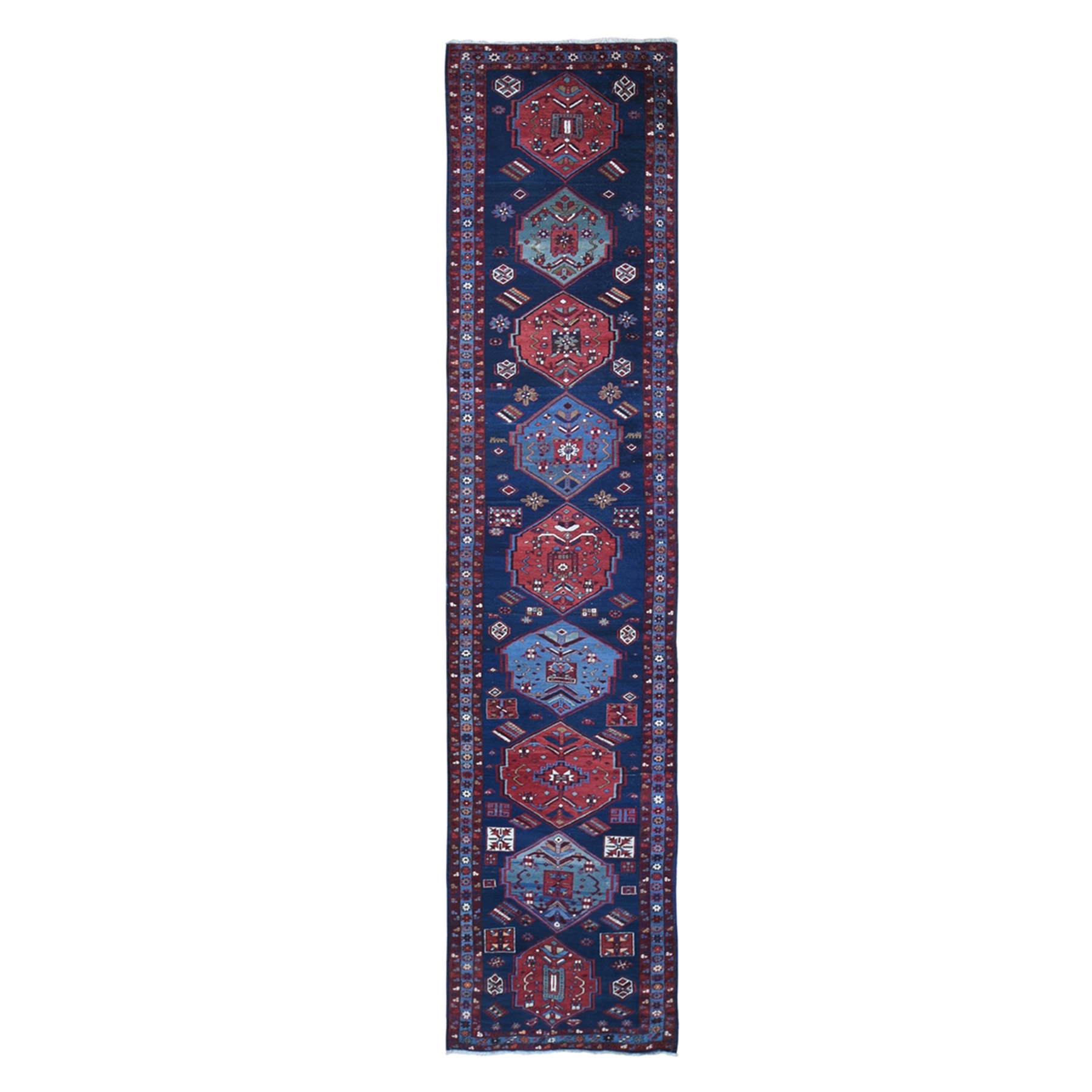 Antique Collection Hand Knotted Blue Rug No: 1132788