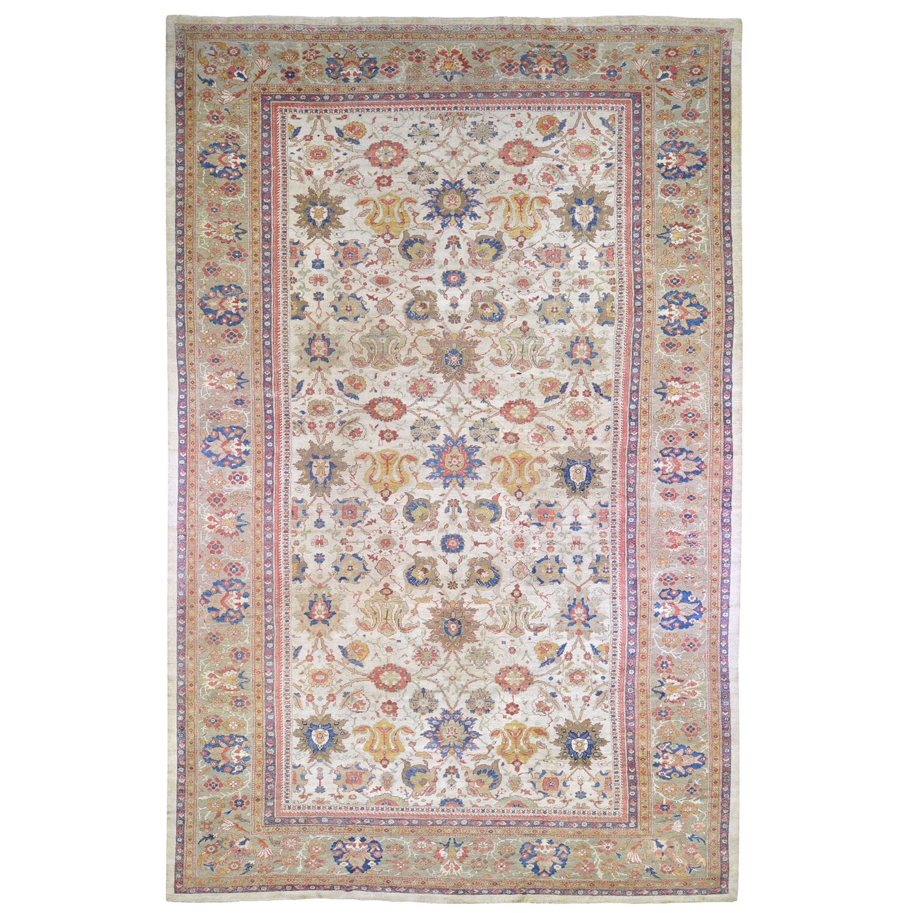 Antique Collection Hand Knotted Beige Rug No: 1132914