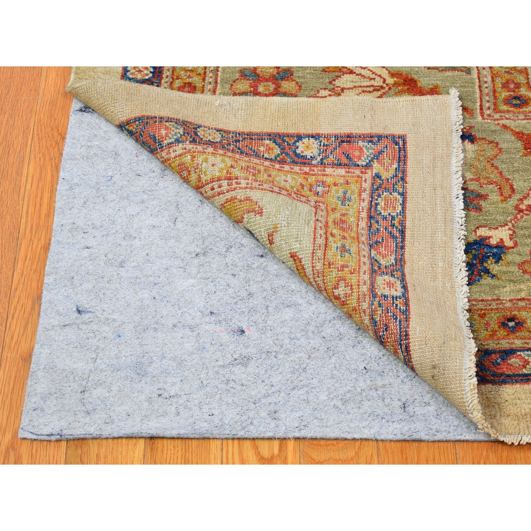 12'x21' Ivory Antique Persian Sultanabad Good Condition, Extra Long Clean Pure Wool Hand Knotted Oriental Rug Sh66457