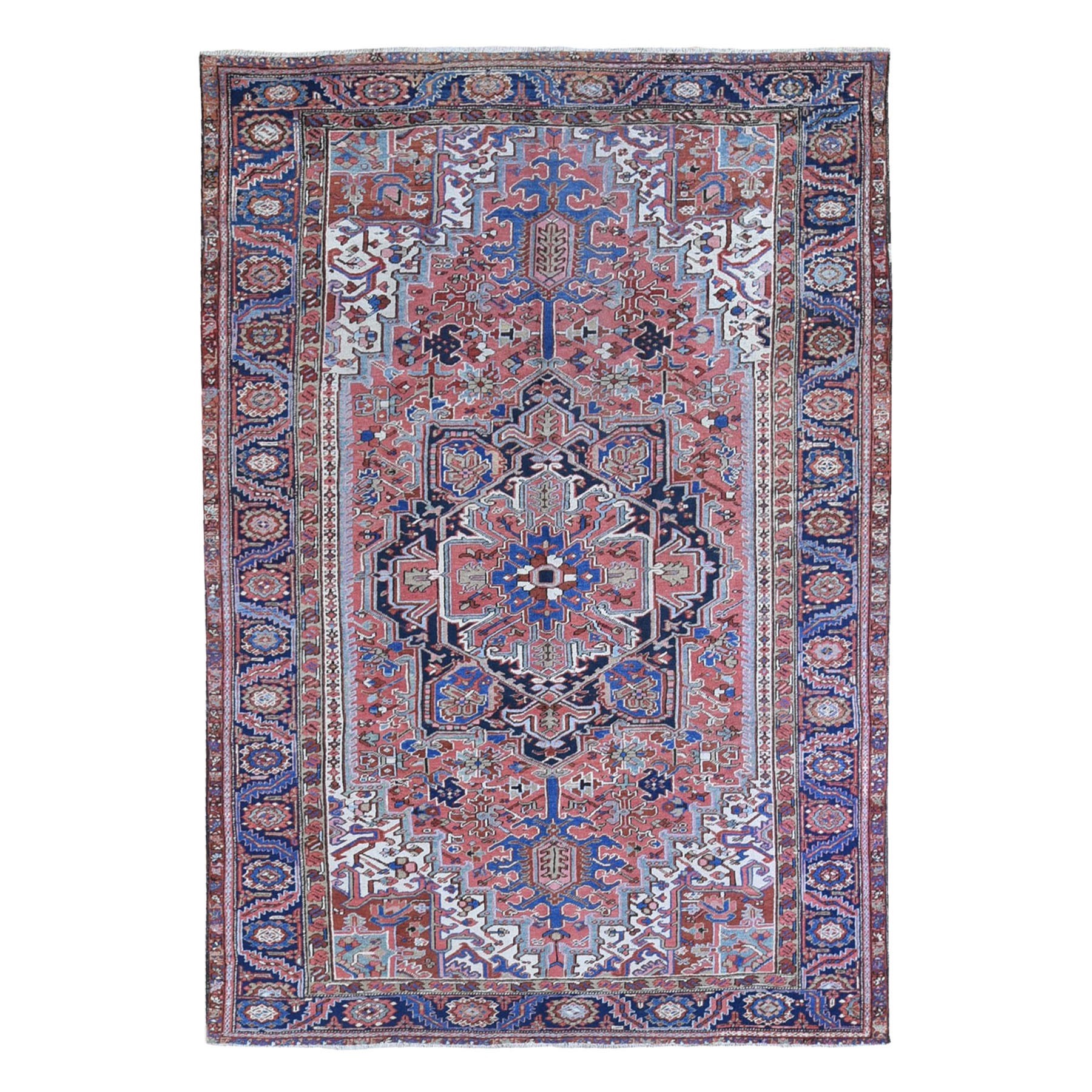 Antique Collection Hand Knotted Red Rug No: 1132916