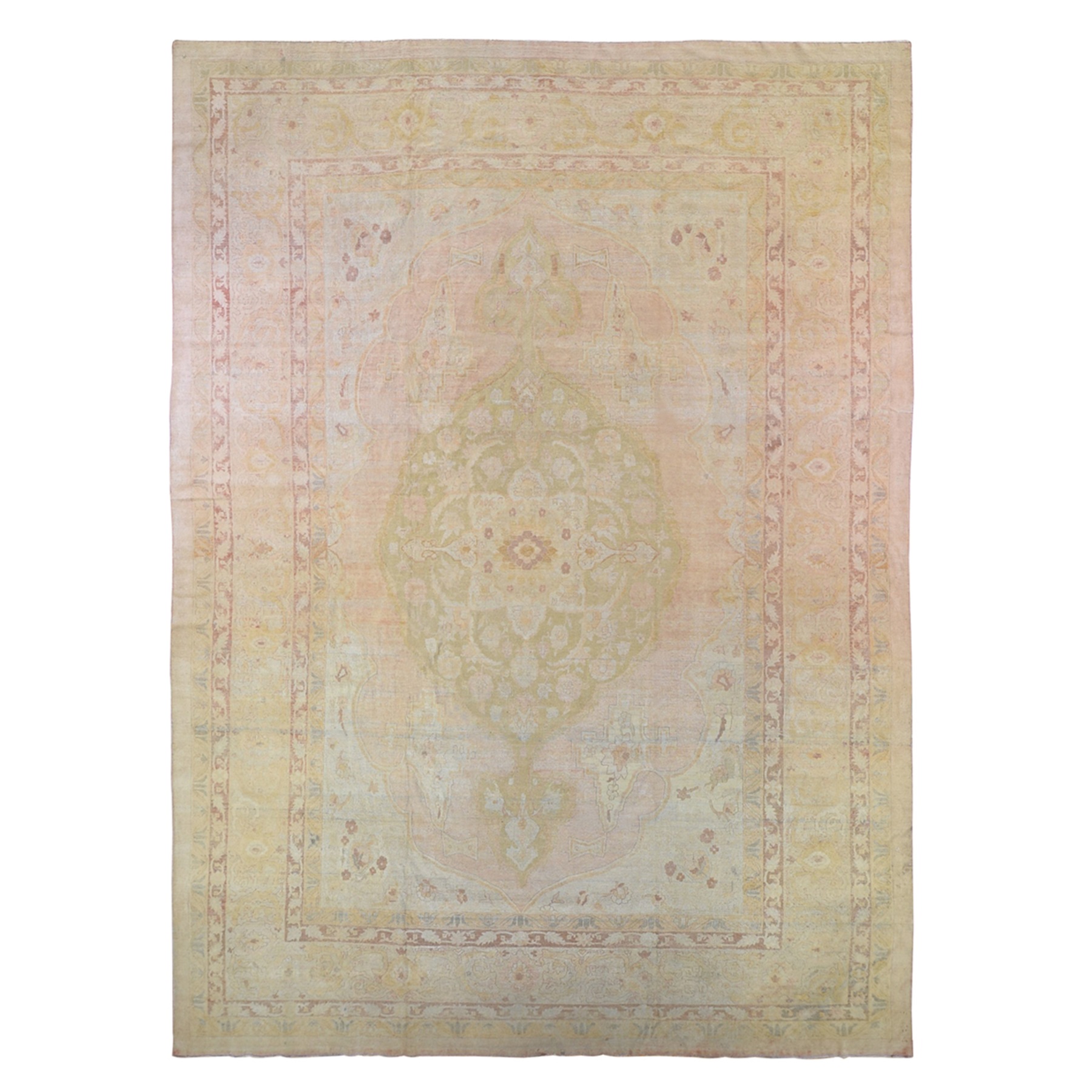 Antique Collection Hand Knotted Beige Rug No: 1133010