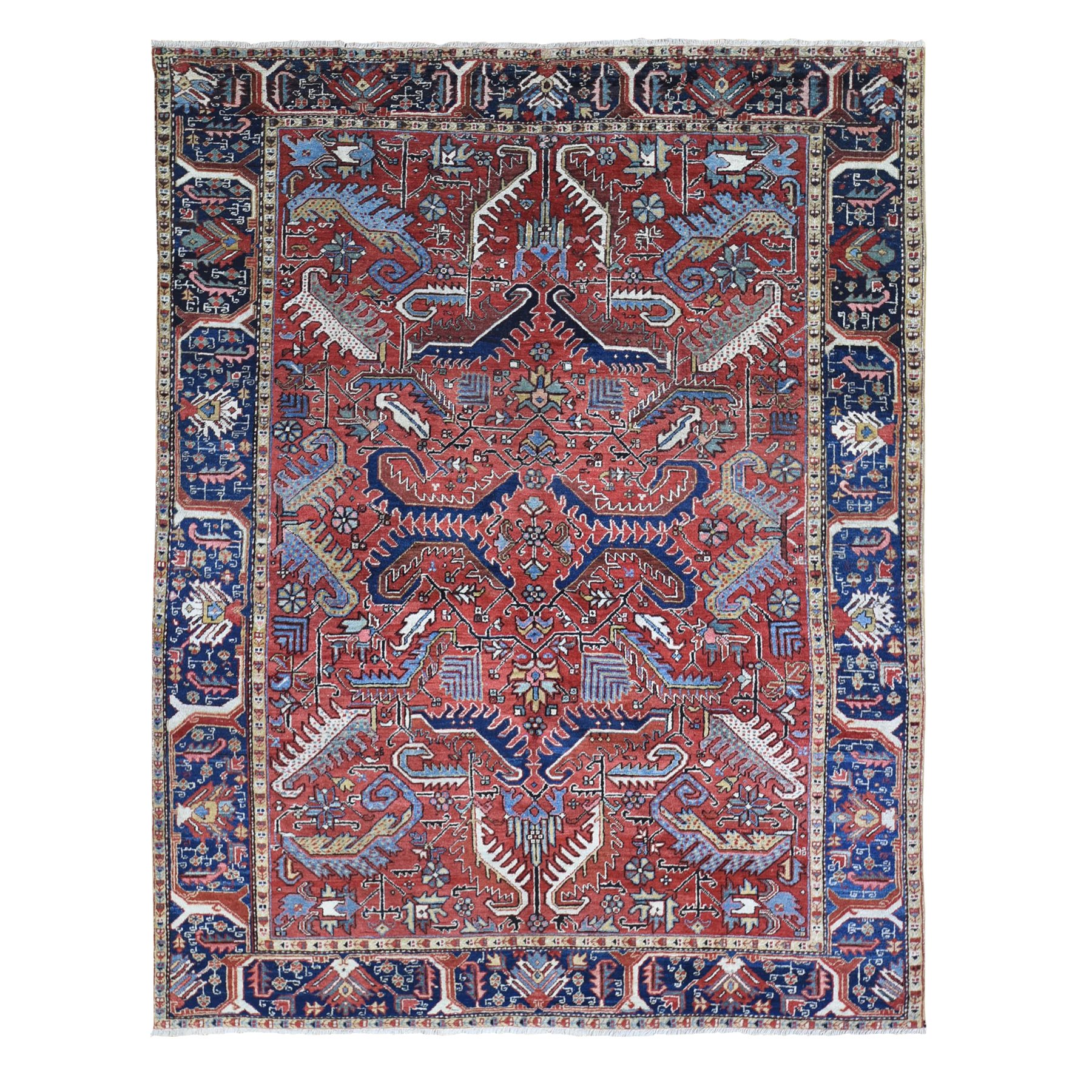 Antique Collection Hand Knotted Red Rug No: 1133012