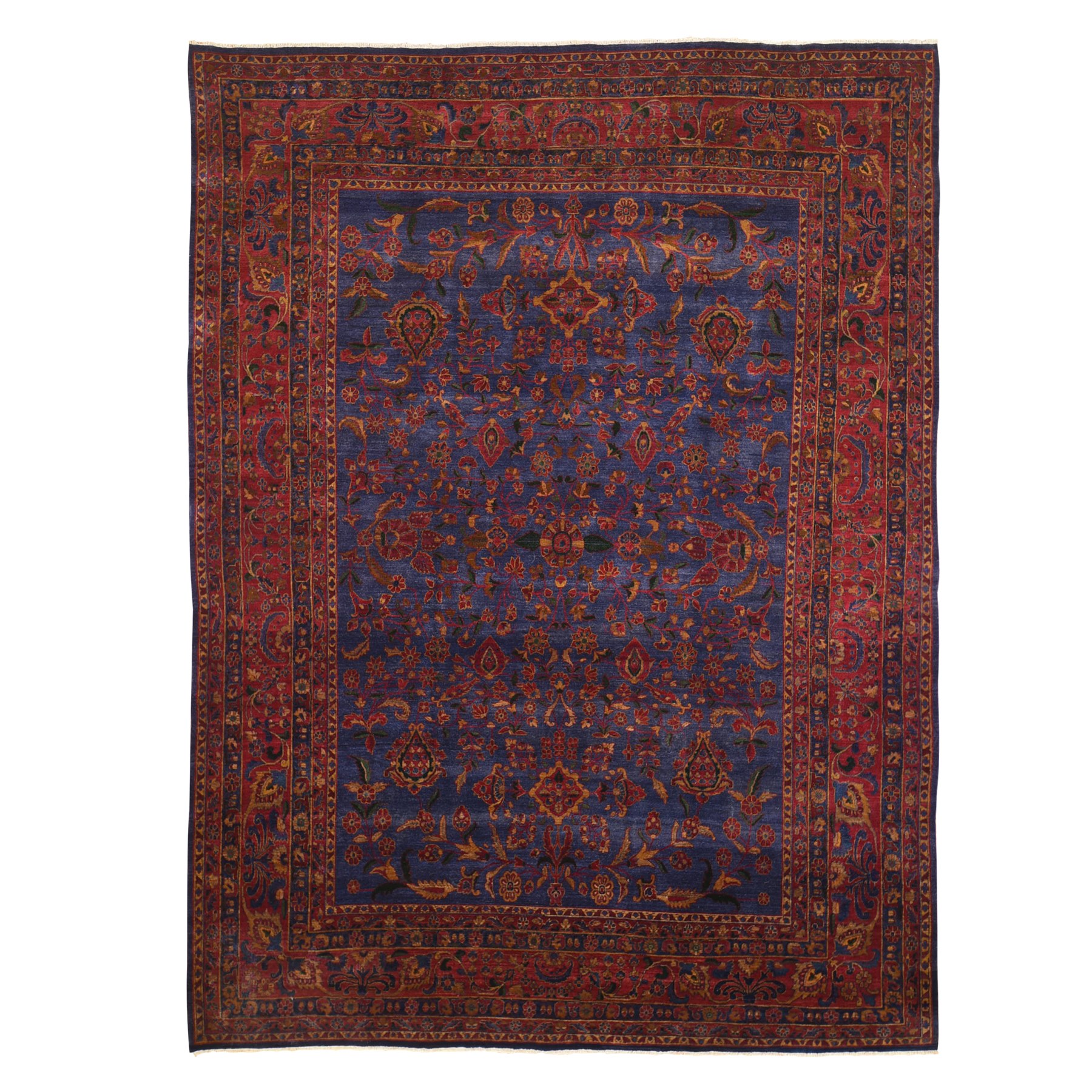 Antique Collection Hand Knotted Blue Rug No: 1133046