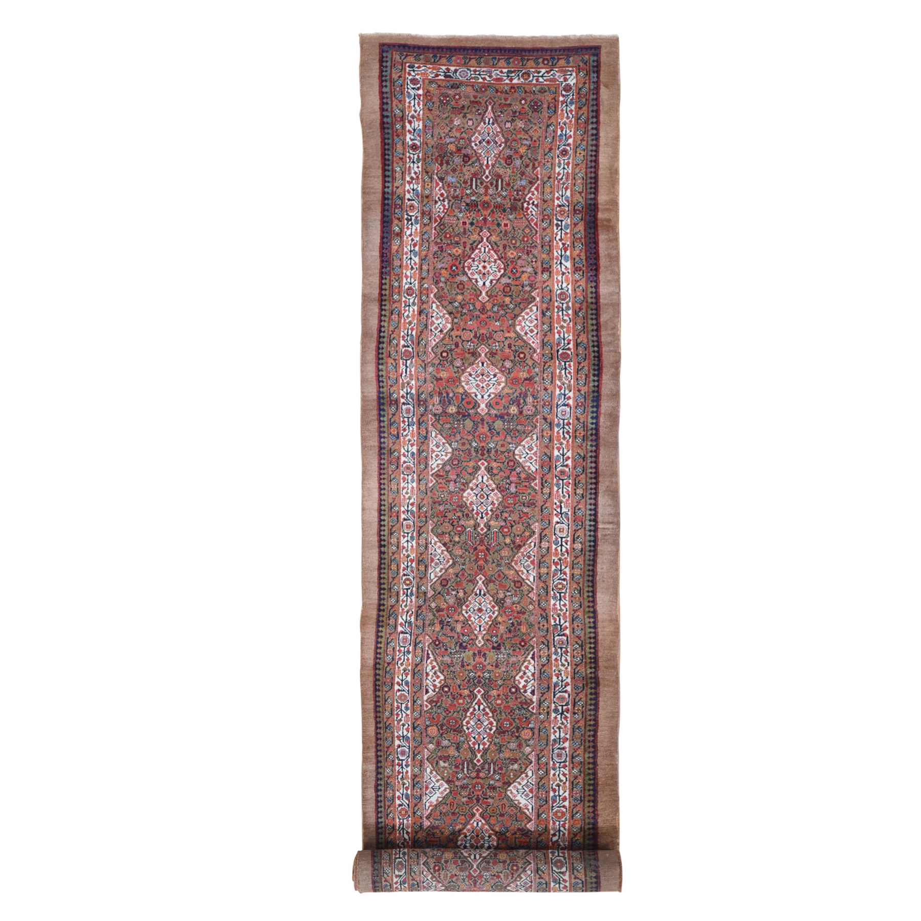 Antique Collection Hand Knotted Brown Rug No: 1133186