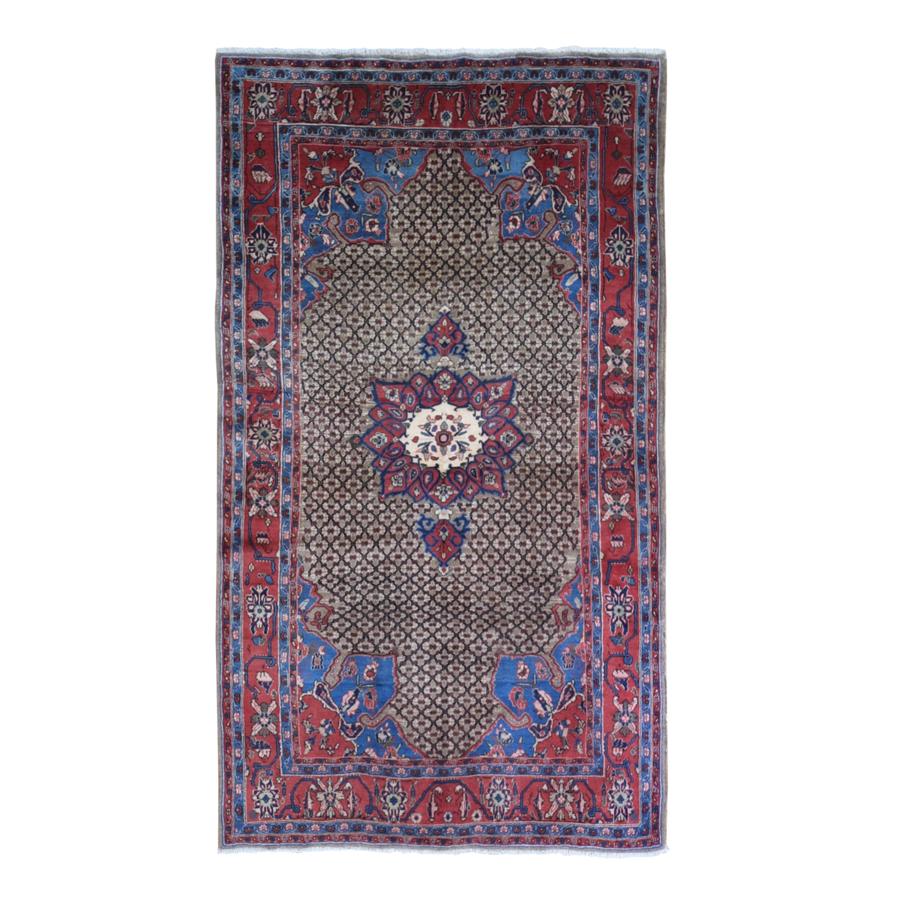 Classic Persian Collection Hand Knotted Brown Rug No: 1133232