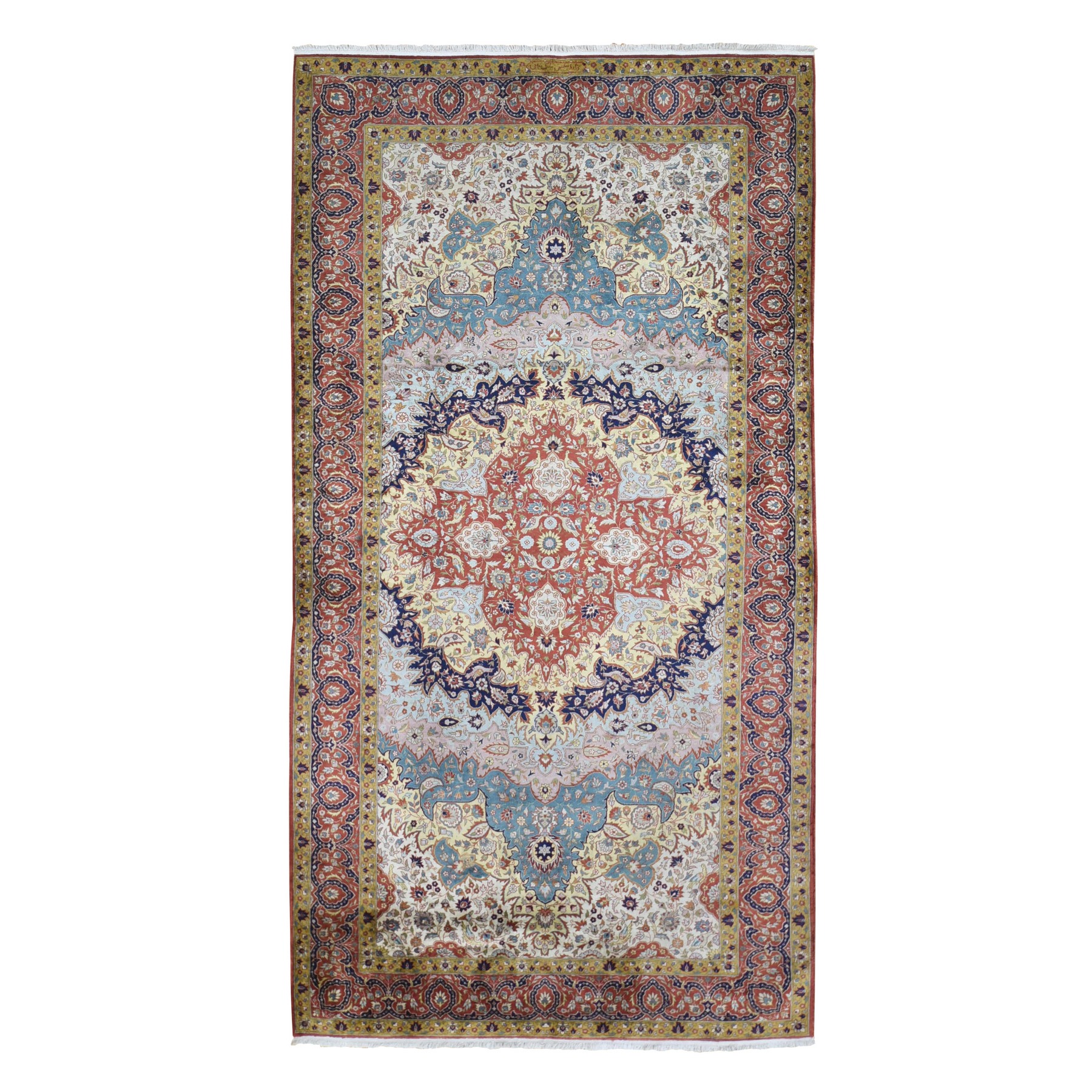 Classic Persian Collection Hand Knotted Ivory Rug No: 1133270