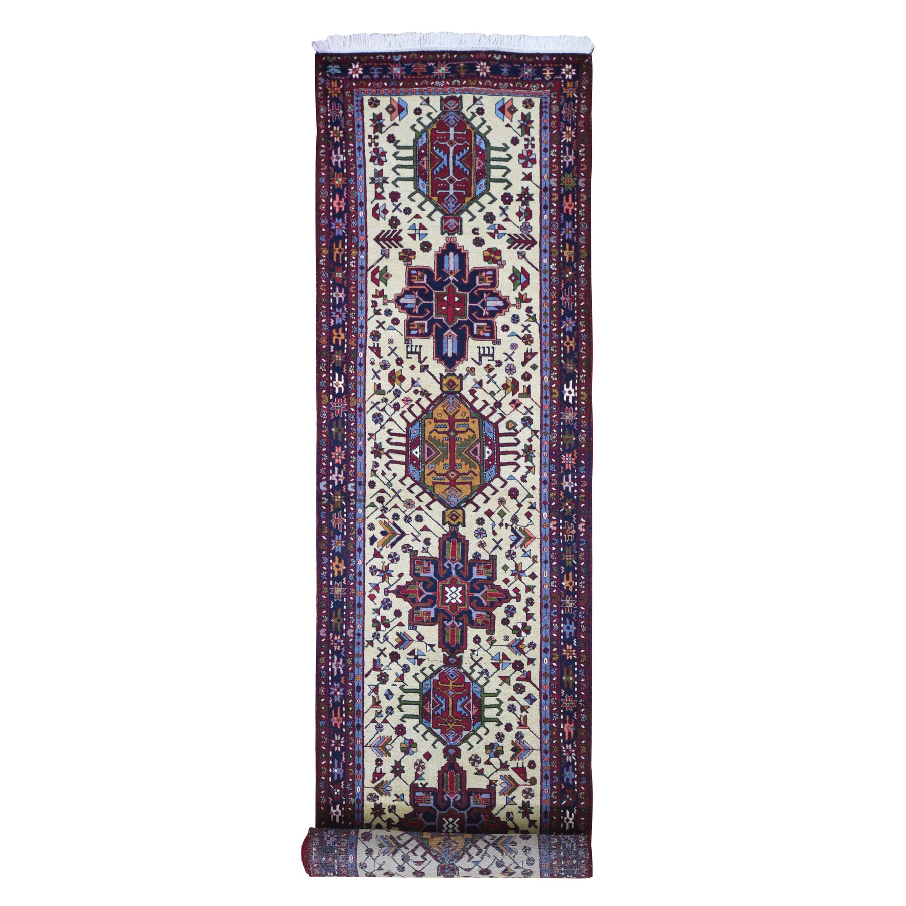 Classic Persian Collection Hand Knotted Ivory Rug No: 1133288