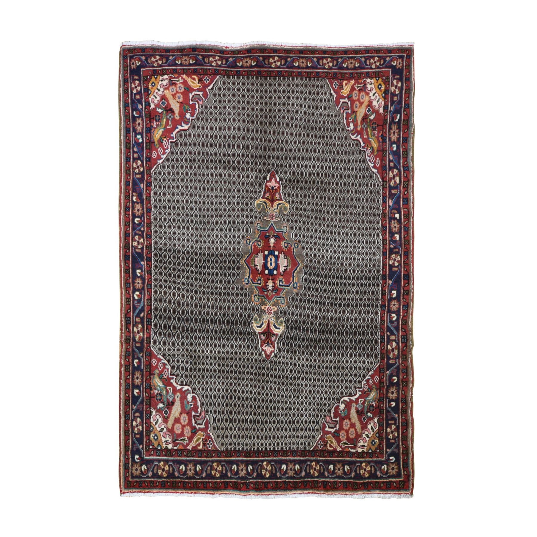 Classic Persian Collection Hand Knotted Brown Rug No: 1133298